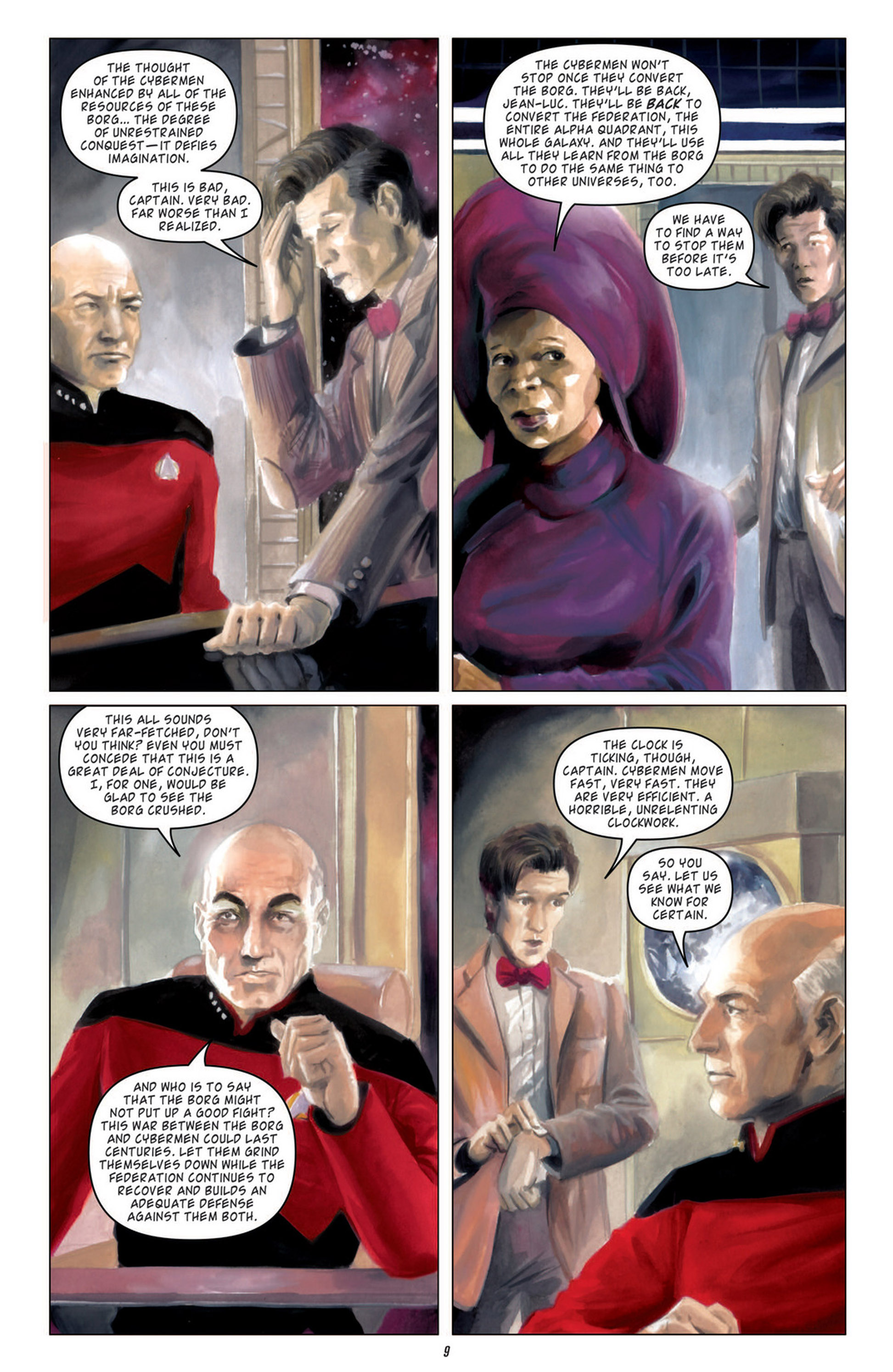 Read online Star Trek: The Next Generation/Doctor Who: Assimilation² comic -  Issue #5 - 12