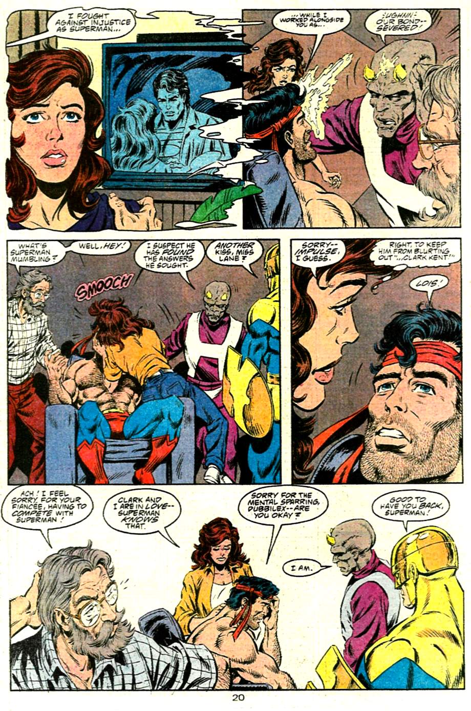 Read online Adventures of Superman (1987) comic -  Issue #485 - 21