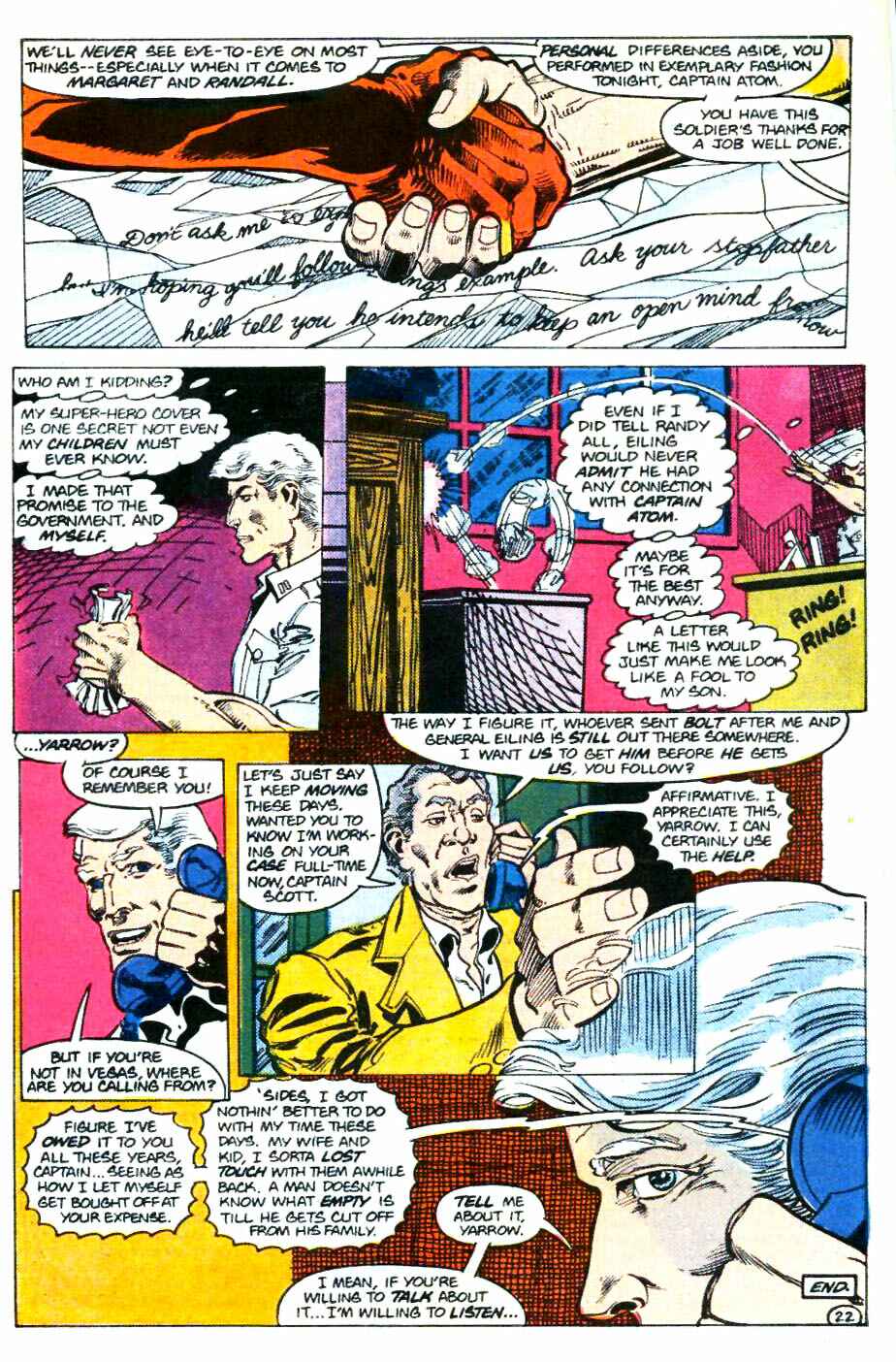 Read online Captain Atom (1987) comic -  Issue #9 - 23