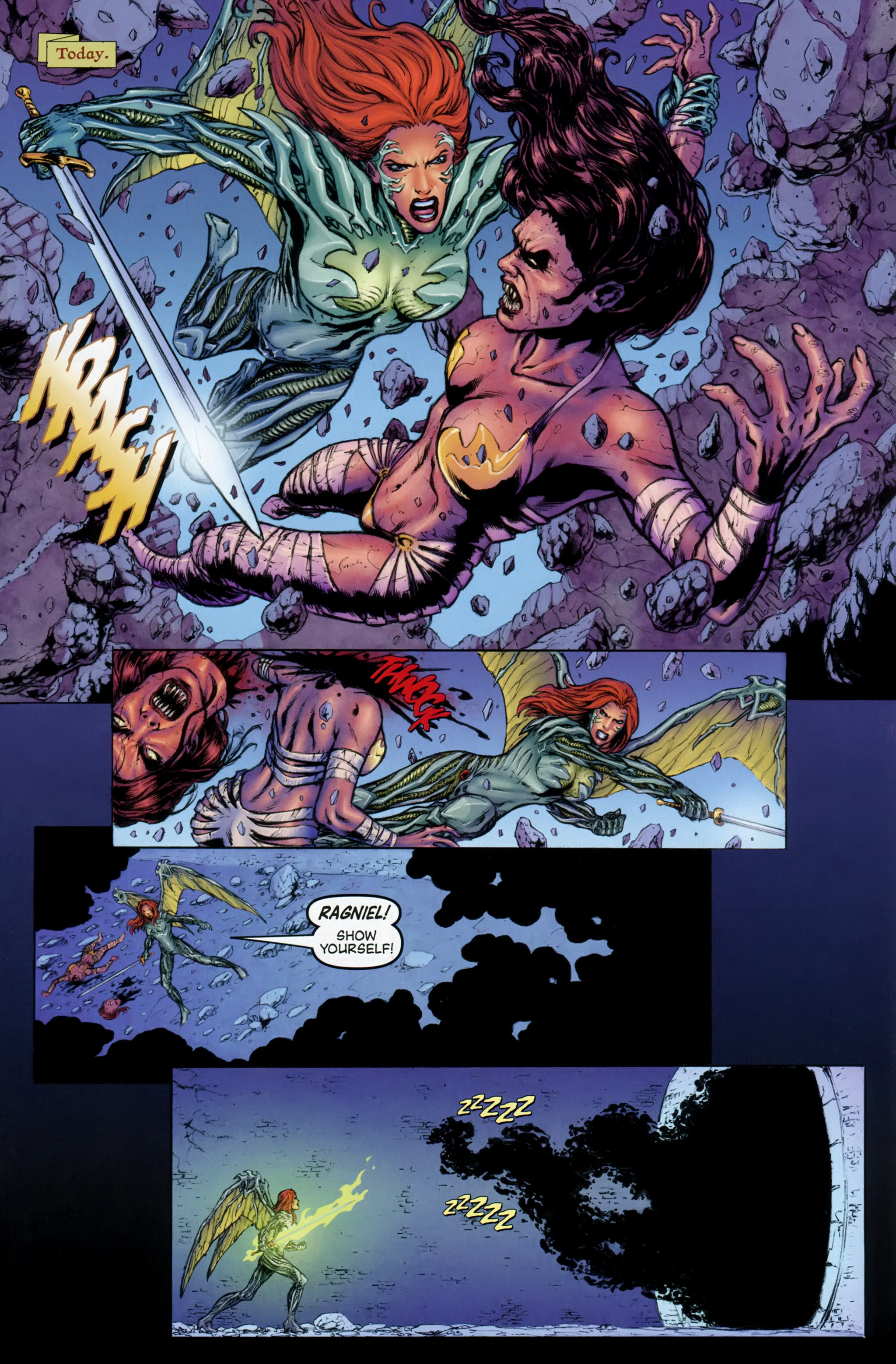 Read online Witchblade/Red Sonja comic -  Issue #5 - 6