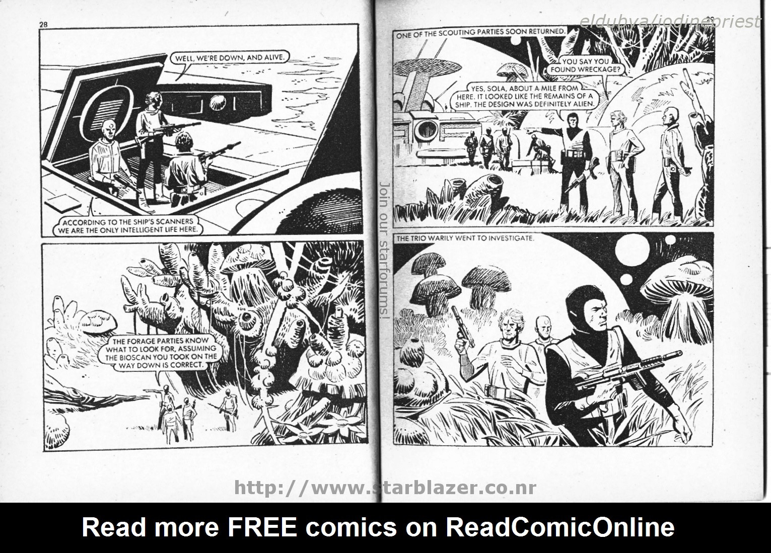 Read online Starblazer comic -  Issue #55 - 16