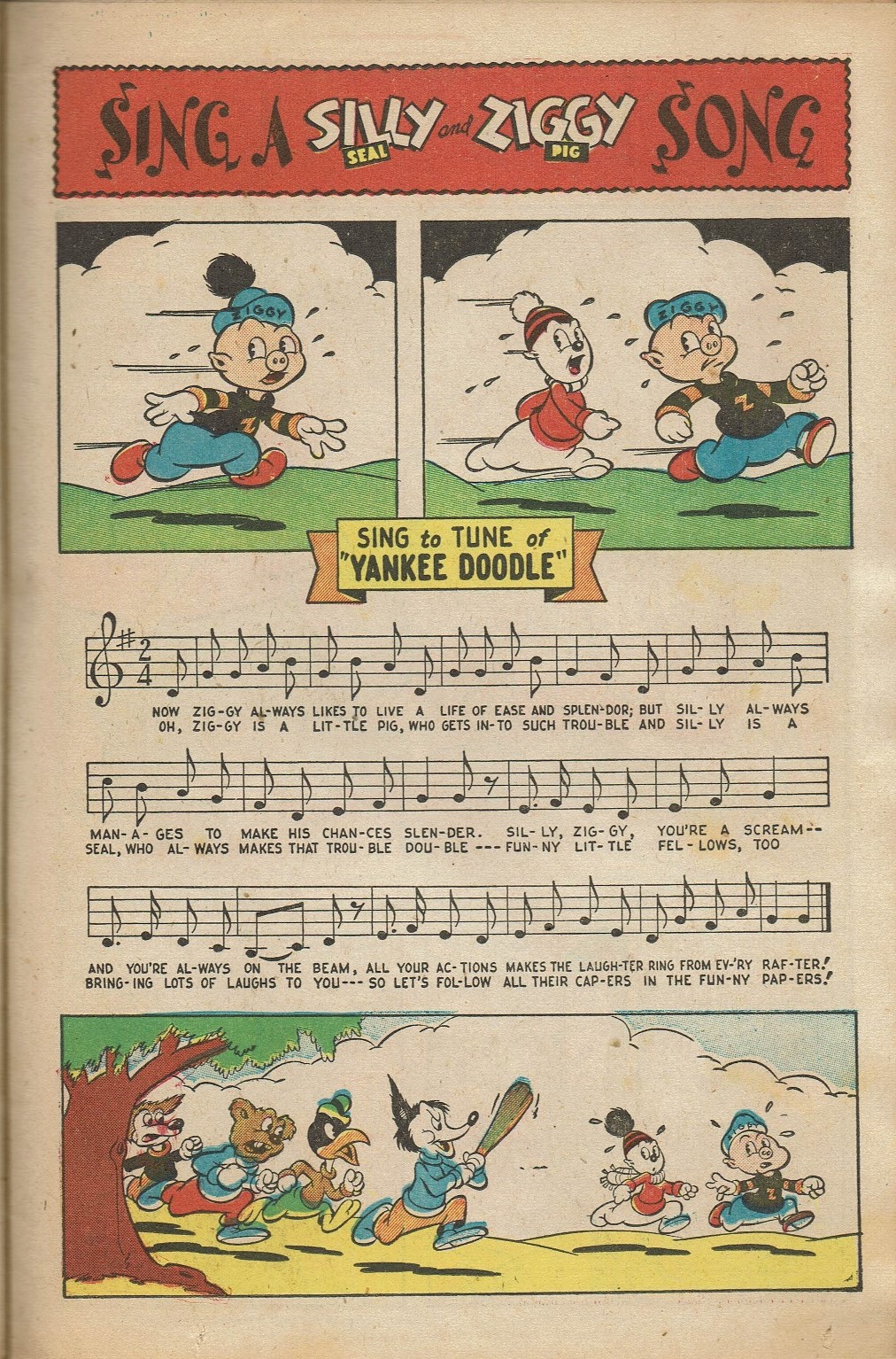 Read online Ziggy Pig-Silly Seal Comics (1944) comic -  Issue #4 - 11