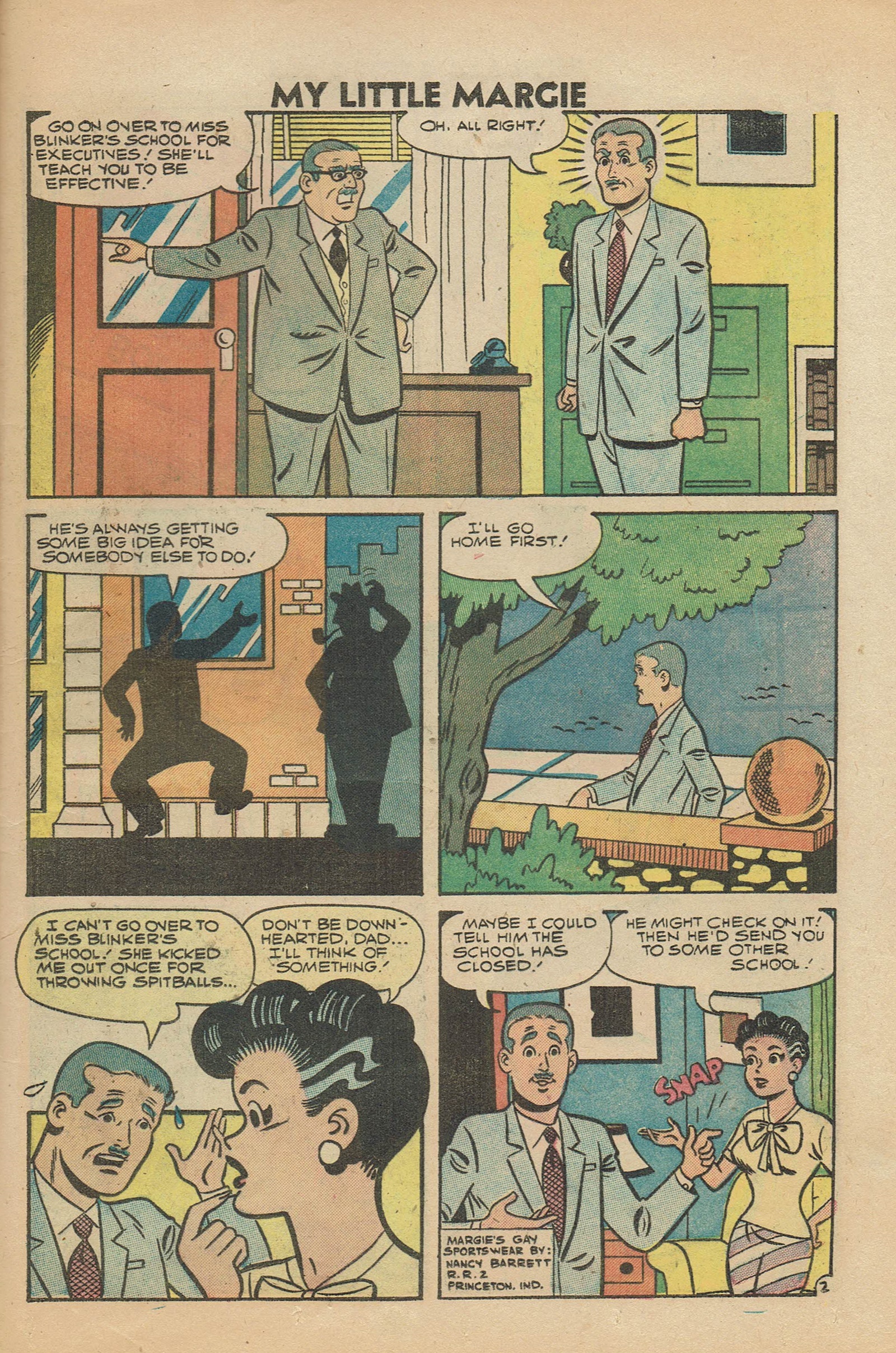 Read online My Little Margie (1954) comic -  Issue #23 - 24