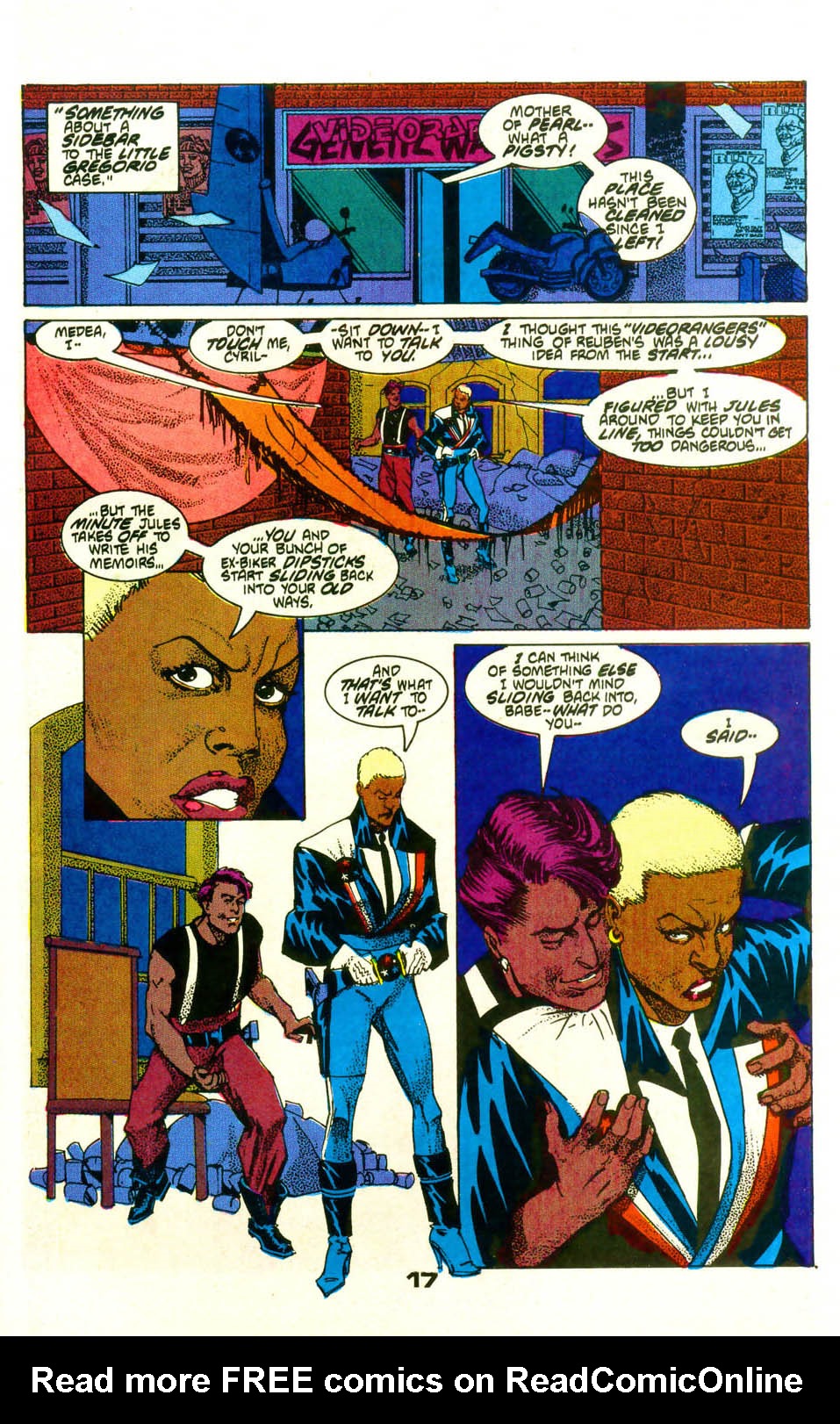 Read online American Flagg! comic -  Issue #19 - 20