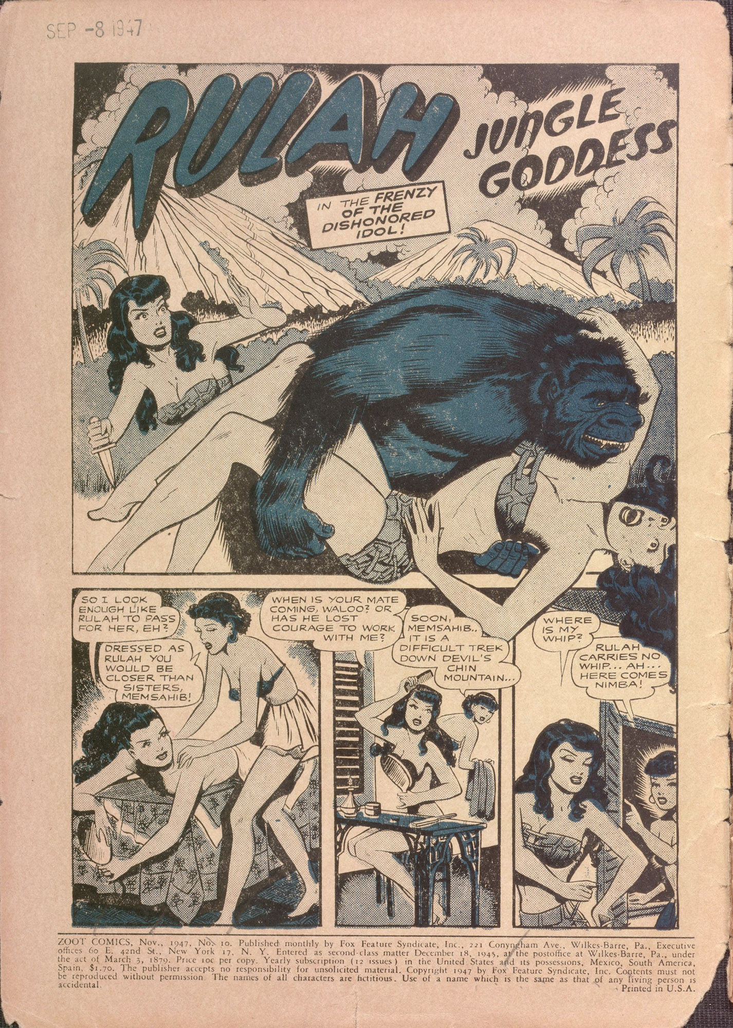 Read online Zoot Comics comic -  Issue #10 - 2