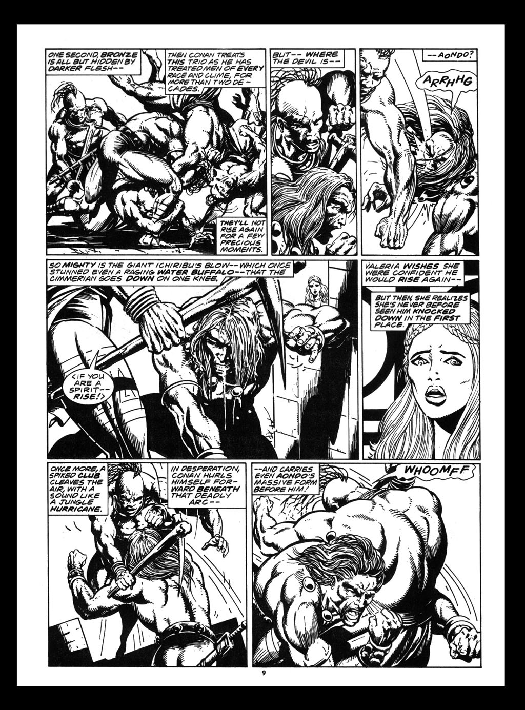 Read online The Savage Sword Of Conan comic -  Issue #212 - 11