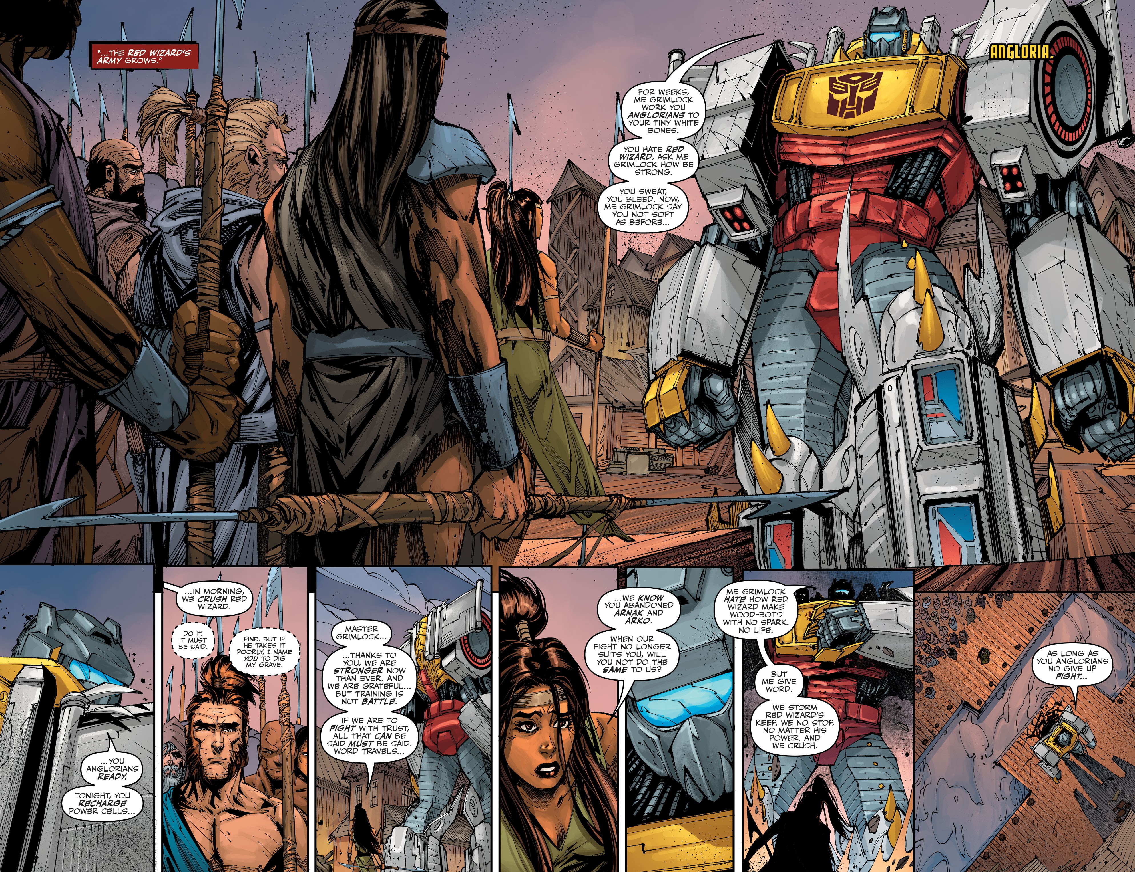 Read online Transformers: King Grimlock comic -  Issue #3 - 4