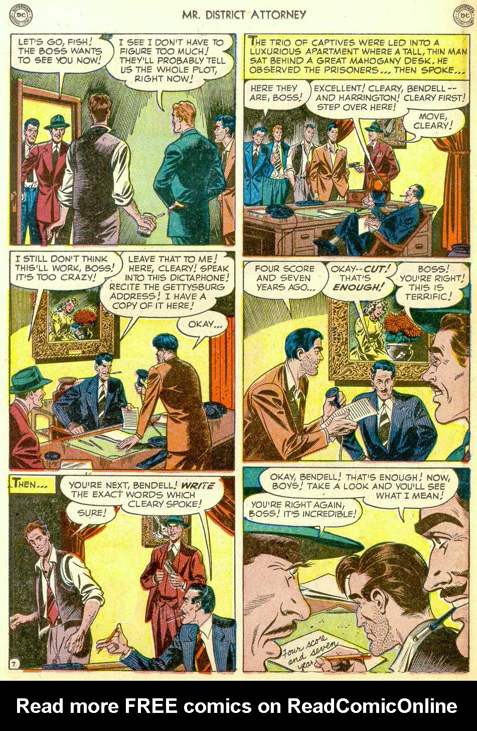 Read online Mr. District Attorney comic -  Issue #20 - 21