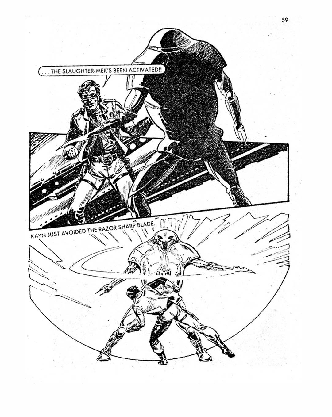 Read online Starblazer comic -  Issue #45 - 59