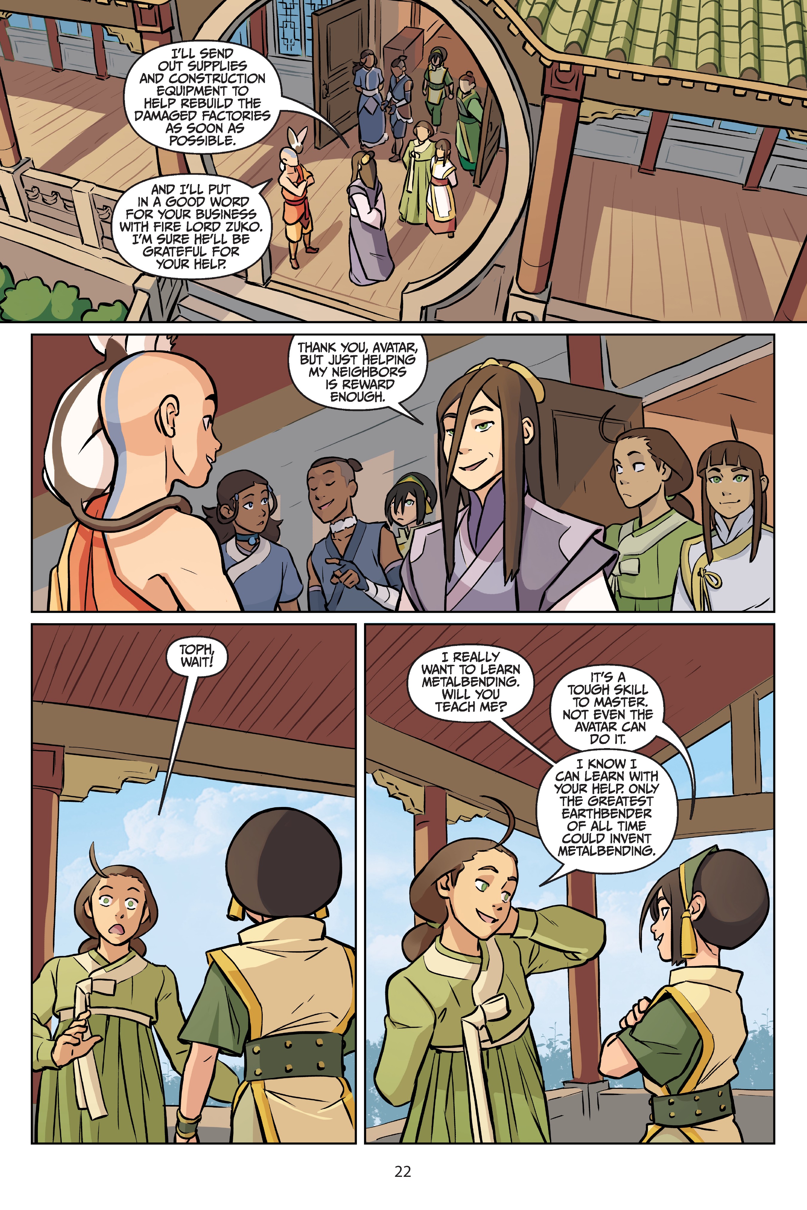 Read online Nickelodeon Avatar: The Last Airbender - Imbalance comic -  Issue # TPB 2 - 23