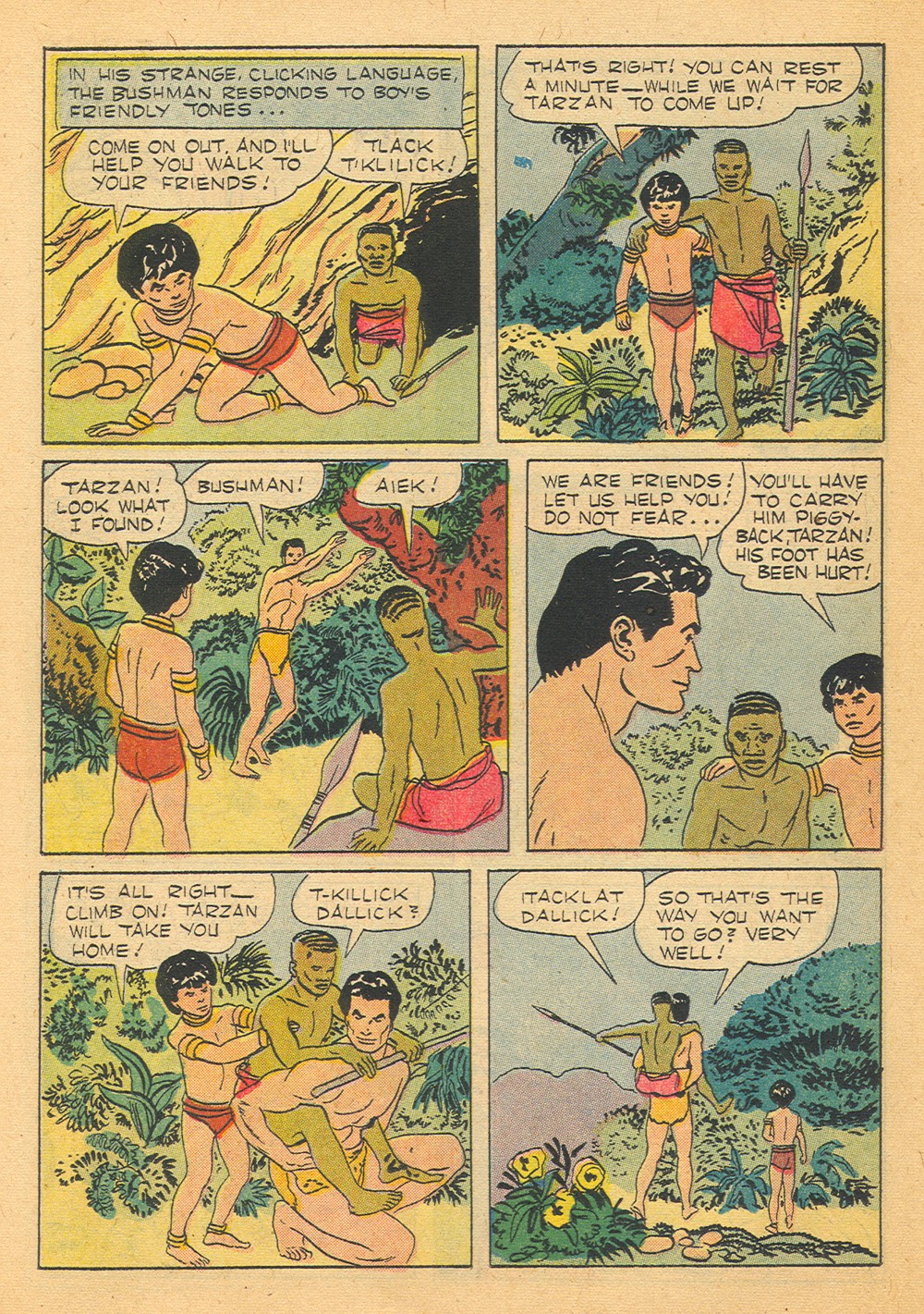 Read online Tarzan (1948) comic -  Issue #95 - 22