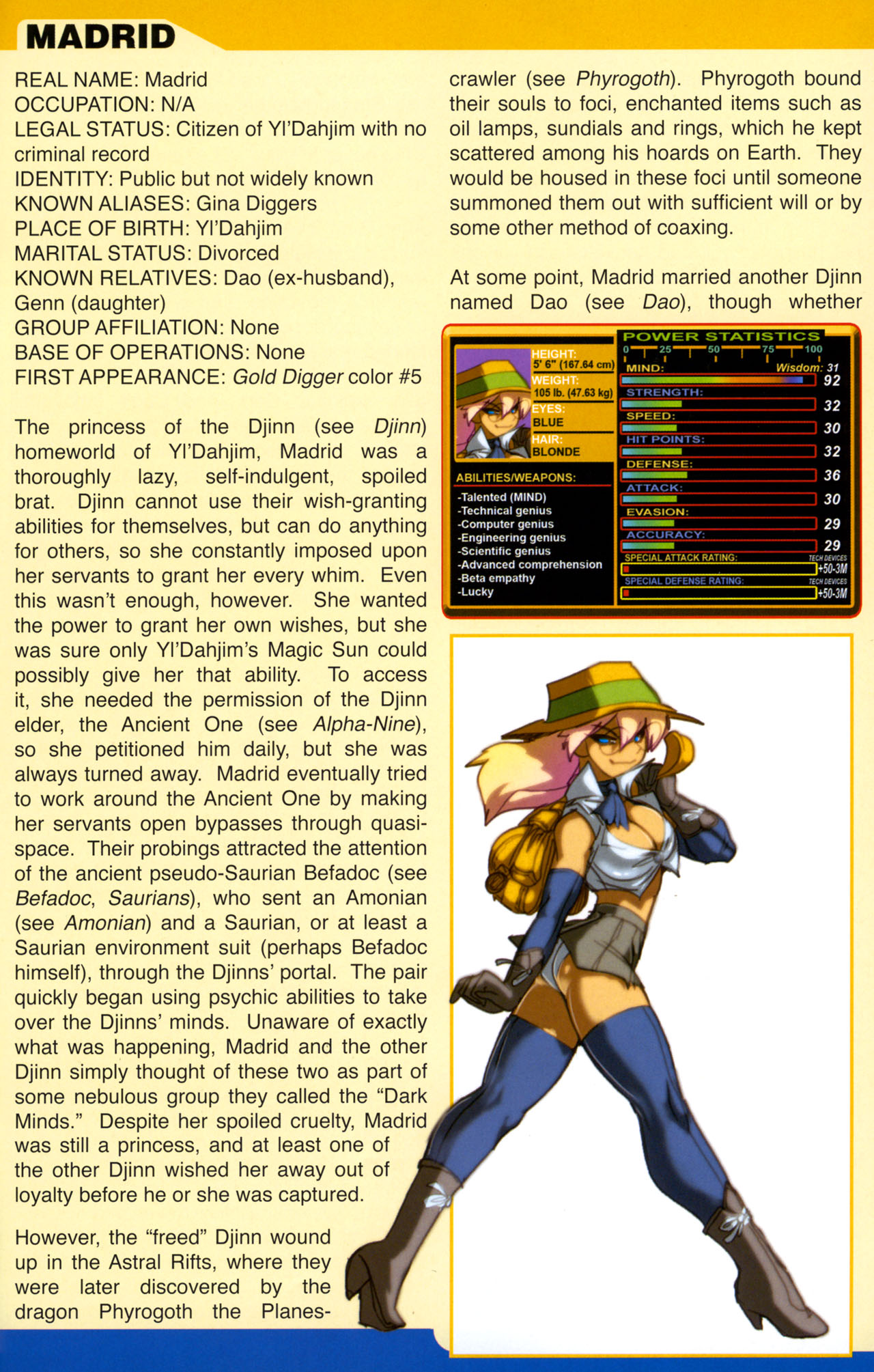 Read online Gold Digger Sourcebook: The Official Handbook of the GD Universe comic -  Issue #8 - 31