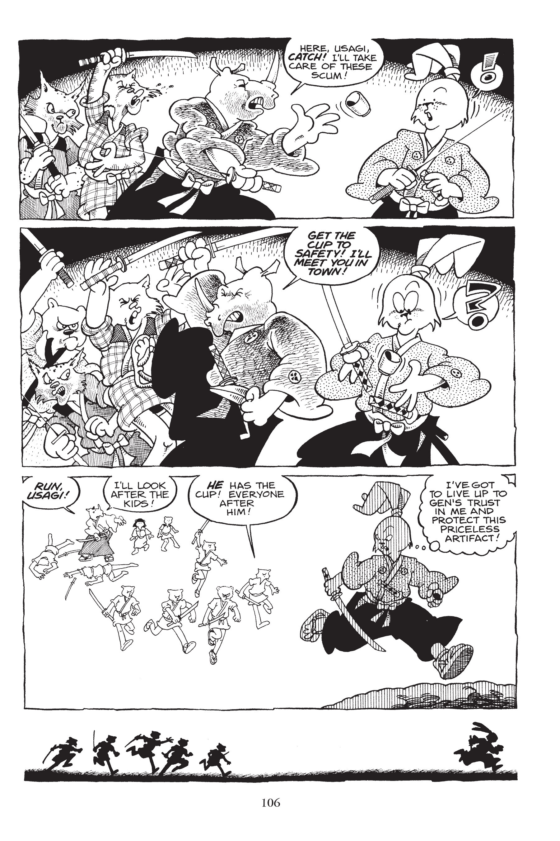 Read online Usagi Yojimbo (1987) comic -  Issue # _TPB 3 - 102