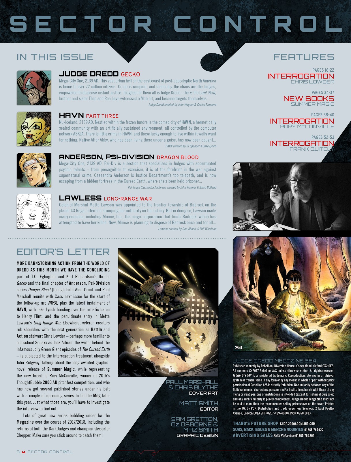 Judge Dredd Megazine (Vol. 5) issue 384 - Page 3