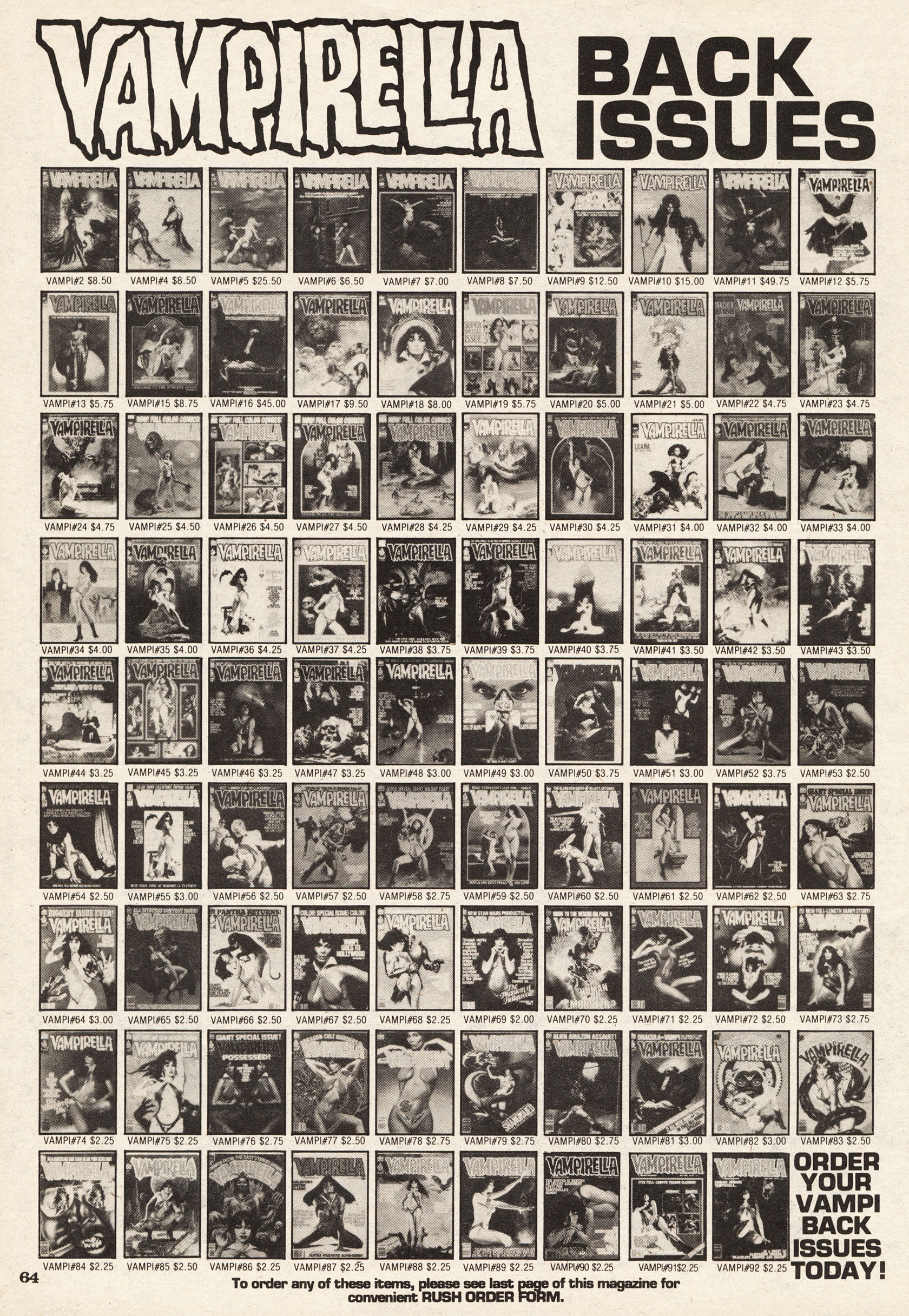 Read online Vampirella (1969) comic -  Issue #93 - 64