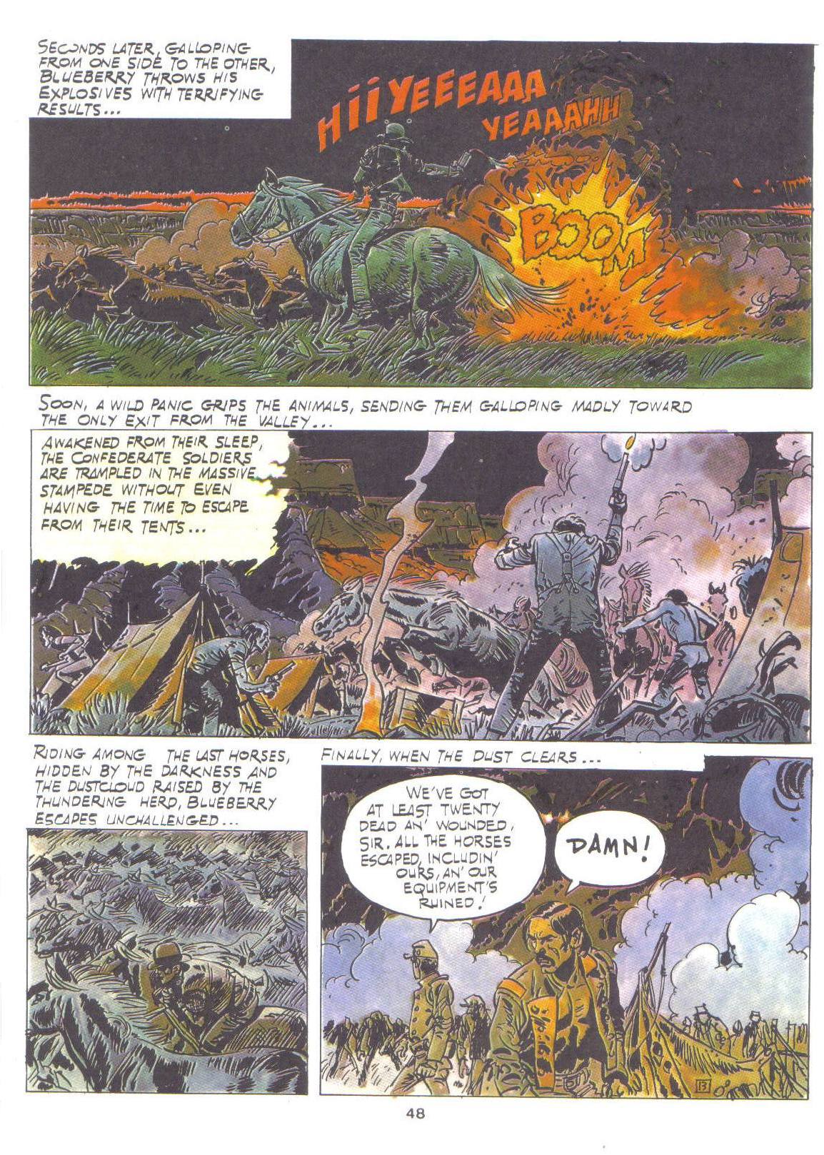 Read online Young Blueberry comic -  Issue # TPB 1 - 48