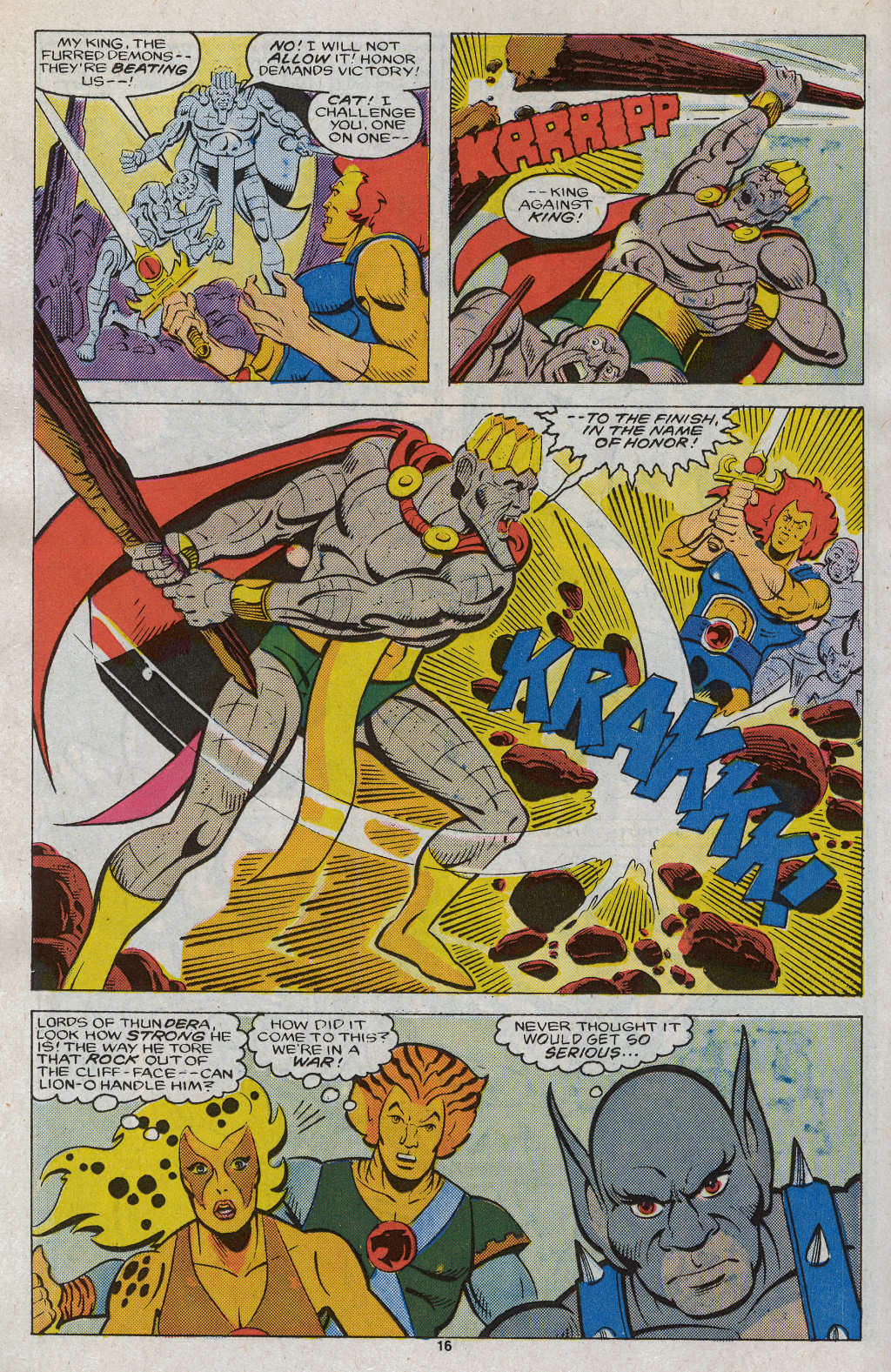 Read online ThunderCats (1985) comic -  Issue #9 - 22