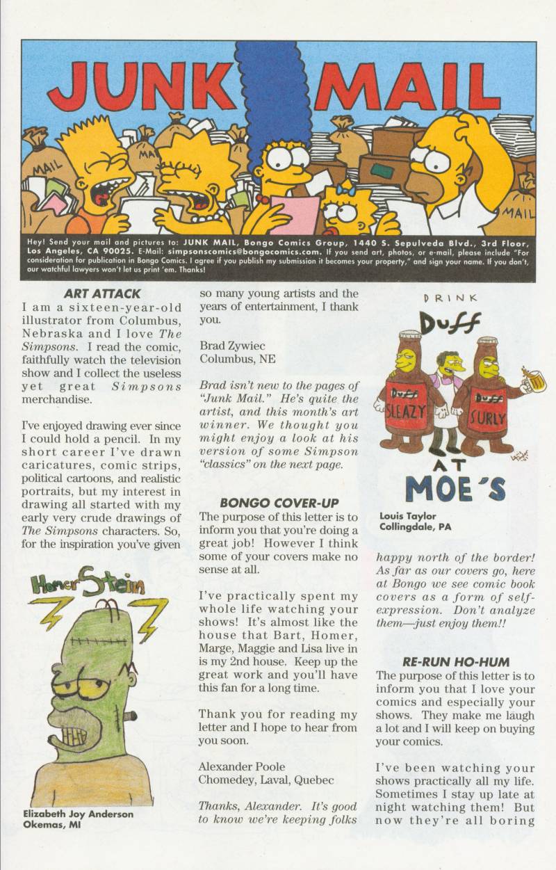 Read online Simpsons Comics comic -  Issue #61 - 26