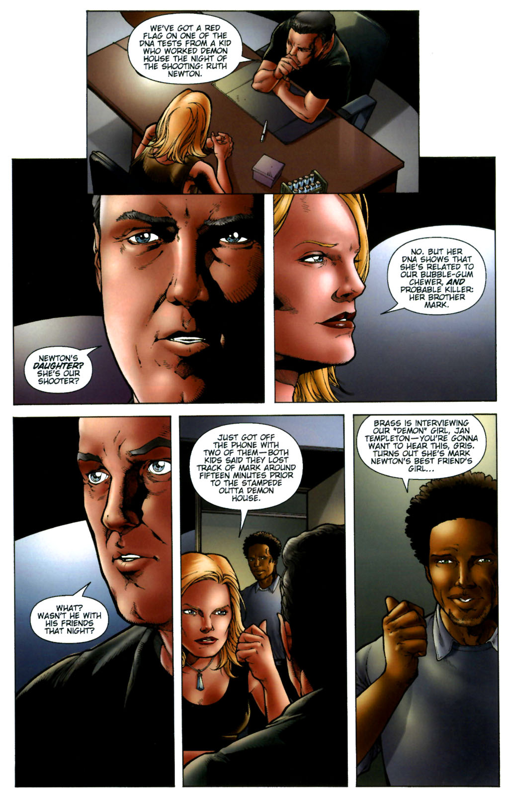 Read online CSI: Crime Scene Investigation: Demon House comic -  Issue #5 - 22