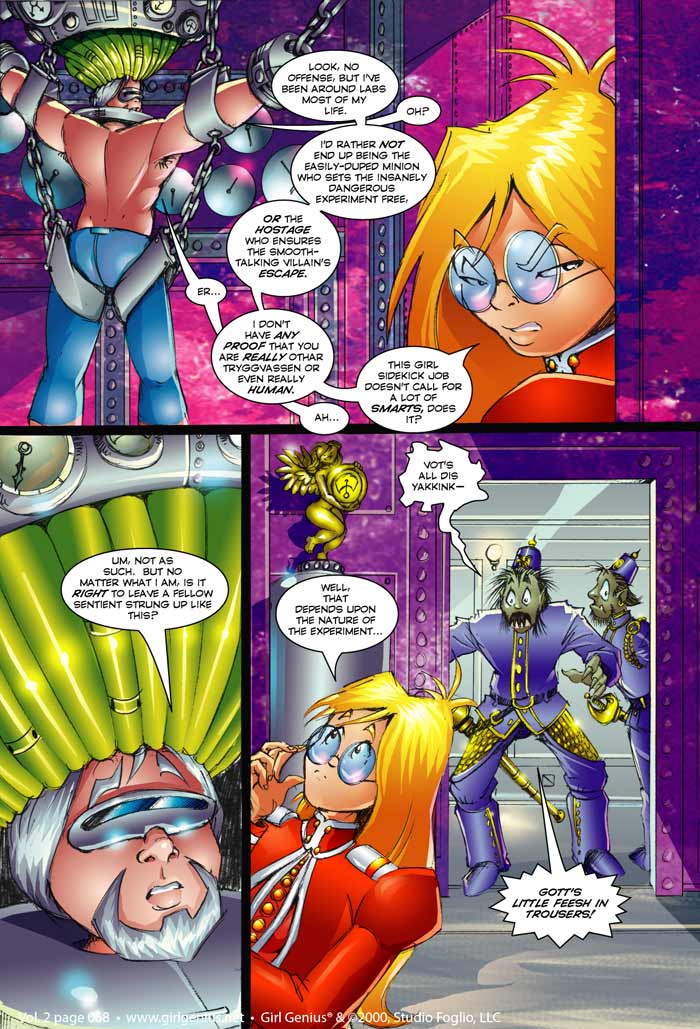 Read online Girl Genius (2002) comic -  Issue #2 - 68