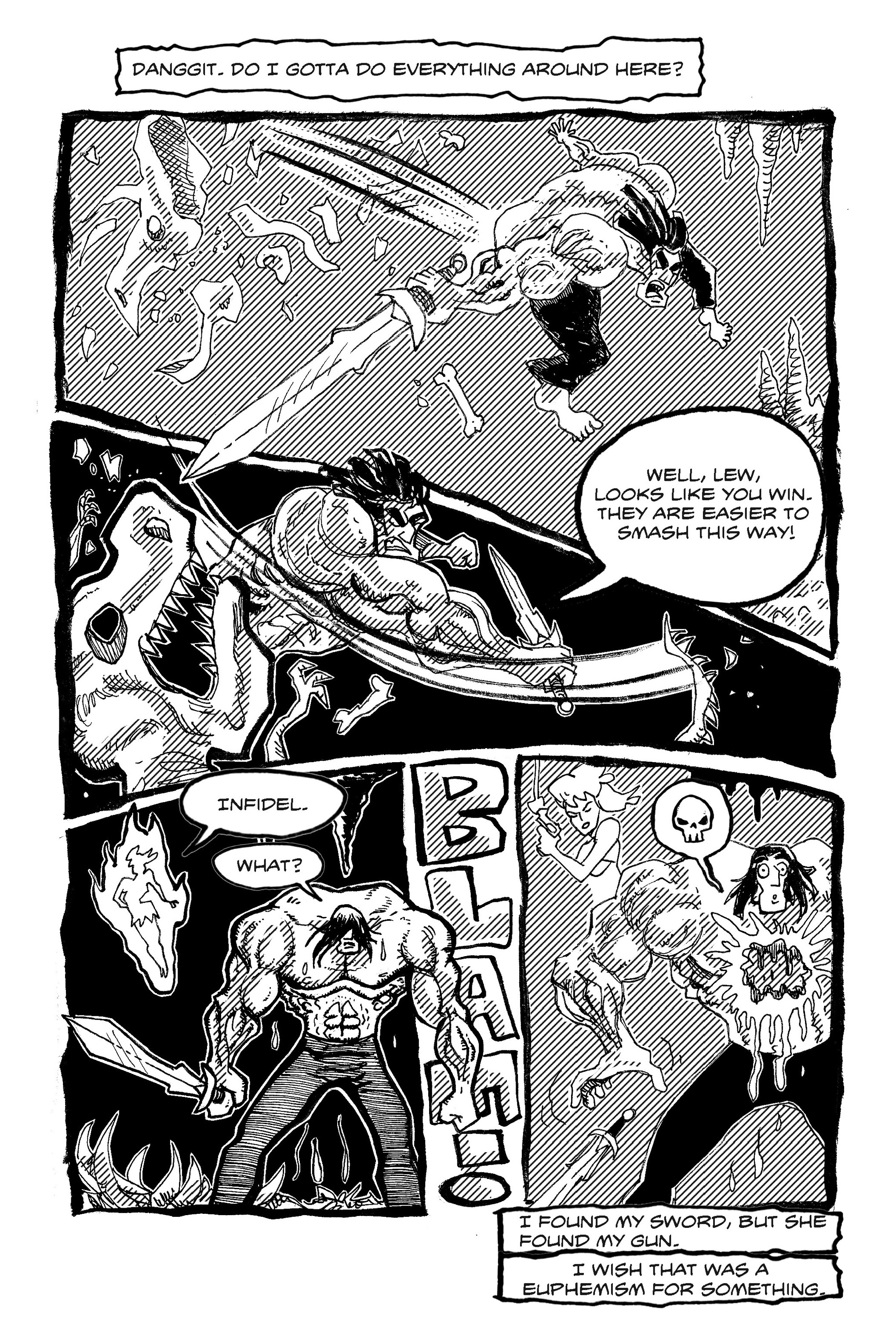 Read online Broadsword, P.I. comic -  Issue #2 - 21