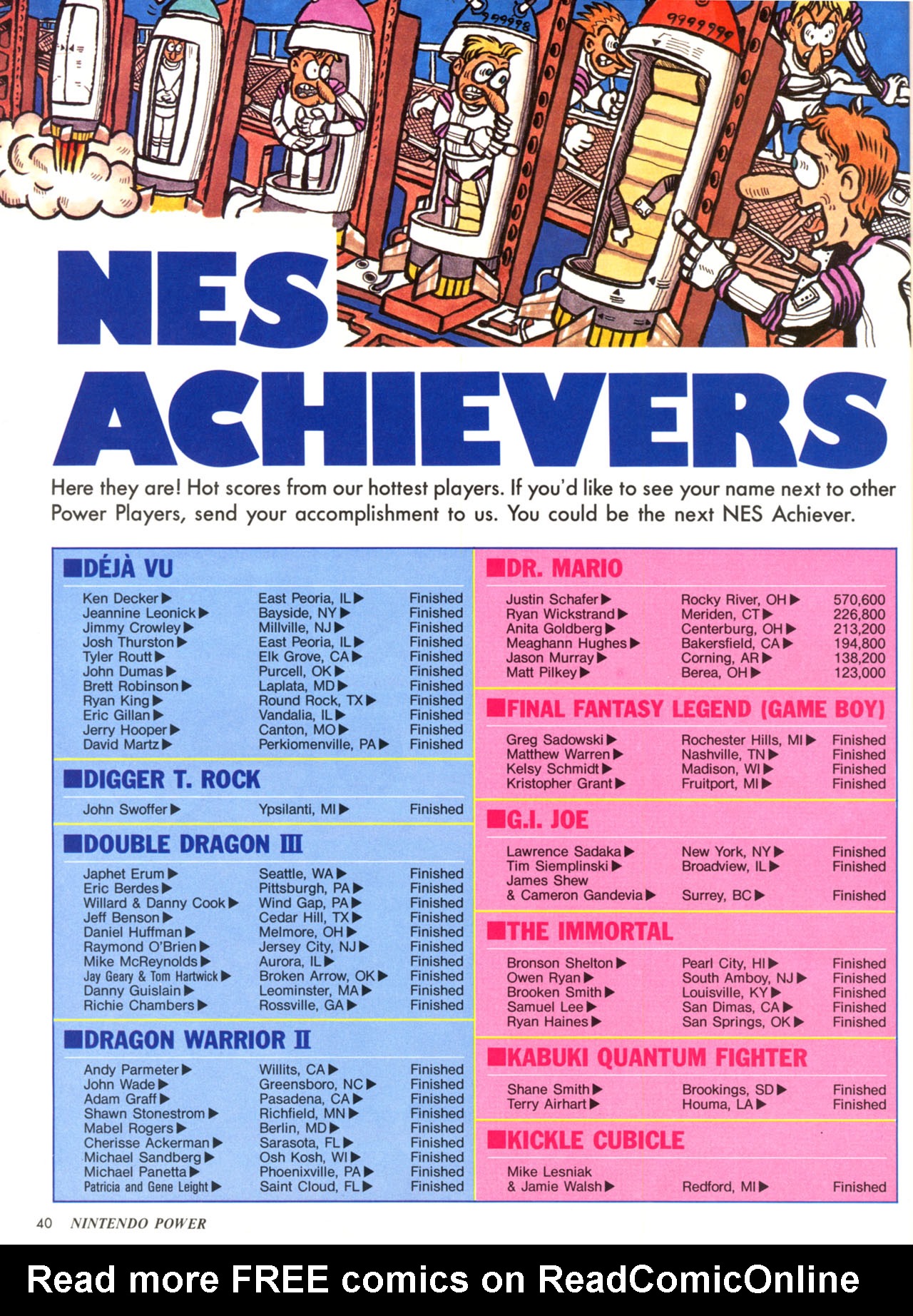 Read online Nintendo Power comic -  Issue #27 - 38