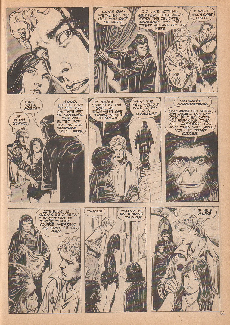 Read online Planet of the Apes comic -  Issue #7 - 61