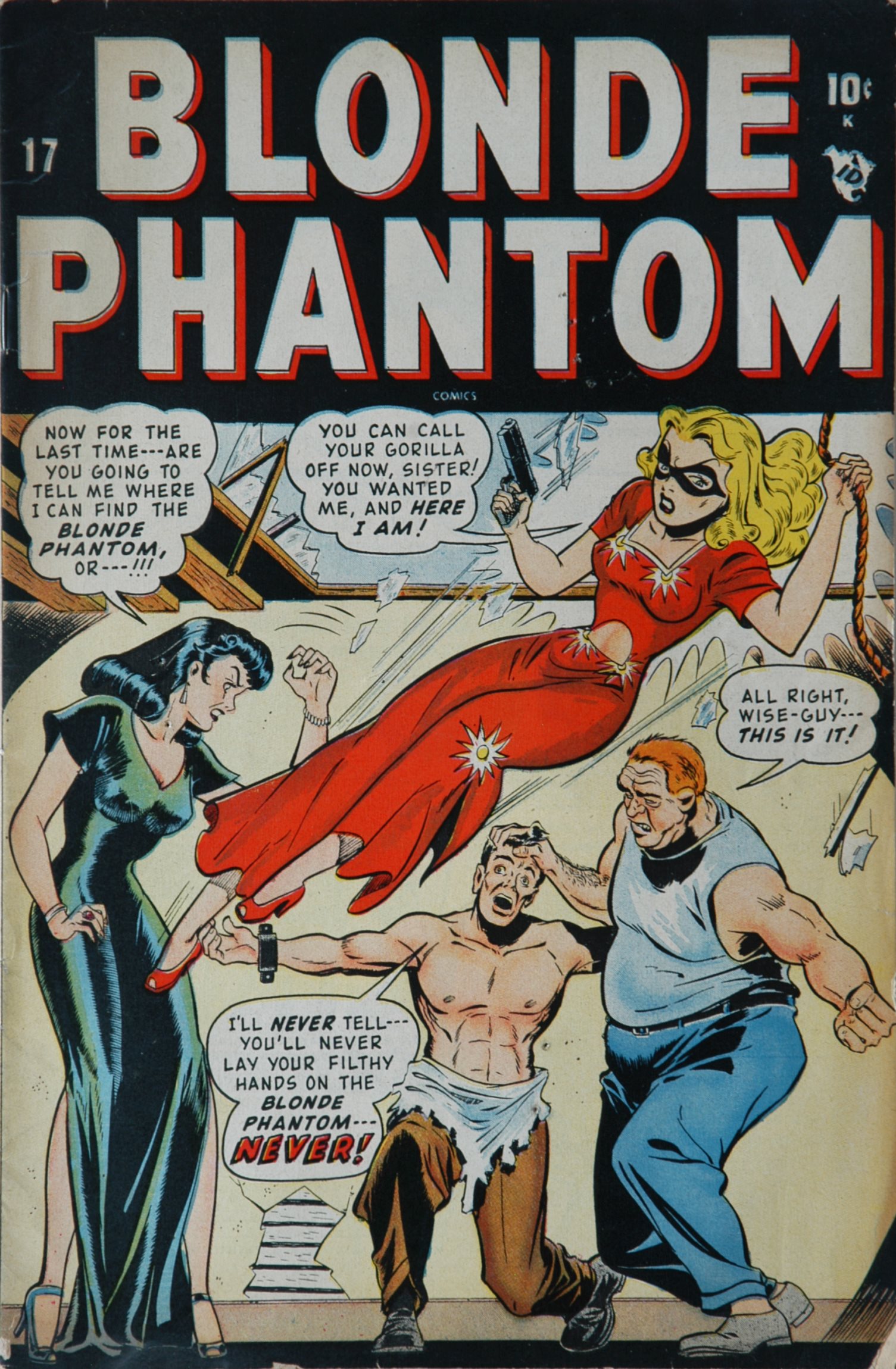 Read online Blonde Phantom Comics comic -  Issue #17 - 1