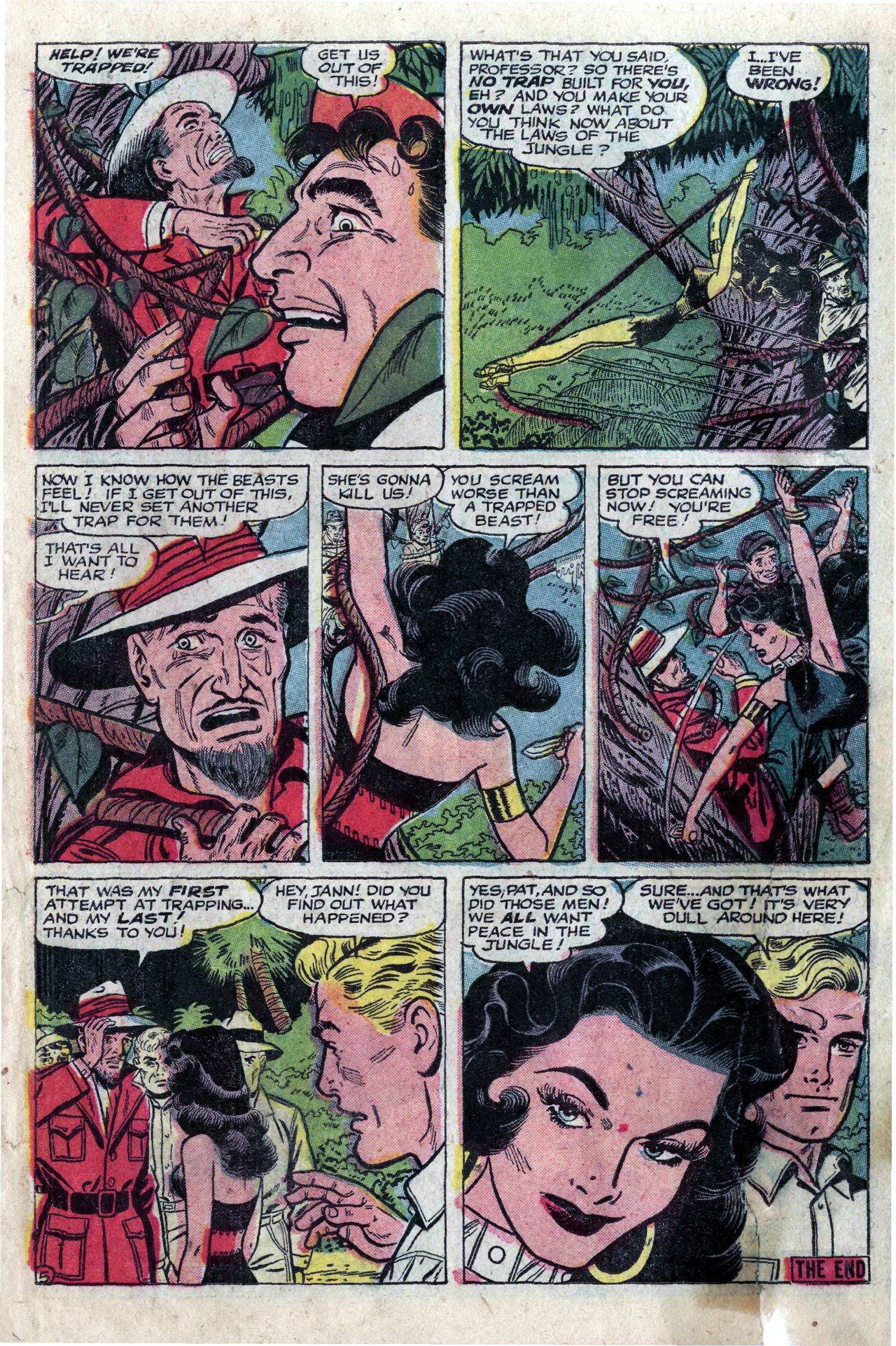 Read online Jann of the Jungle comic -  Issue #13 - 14