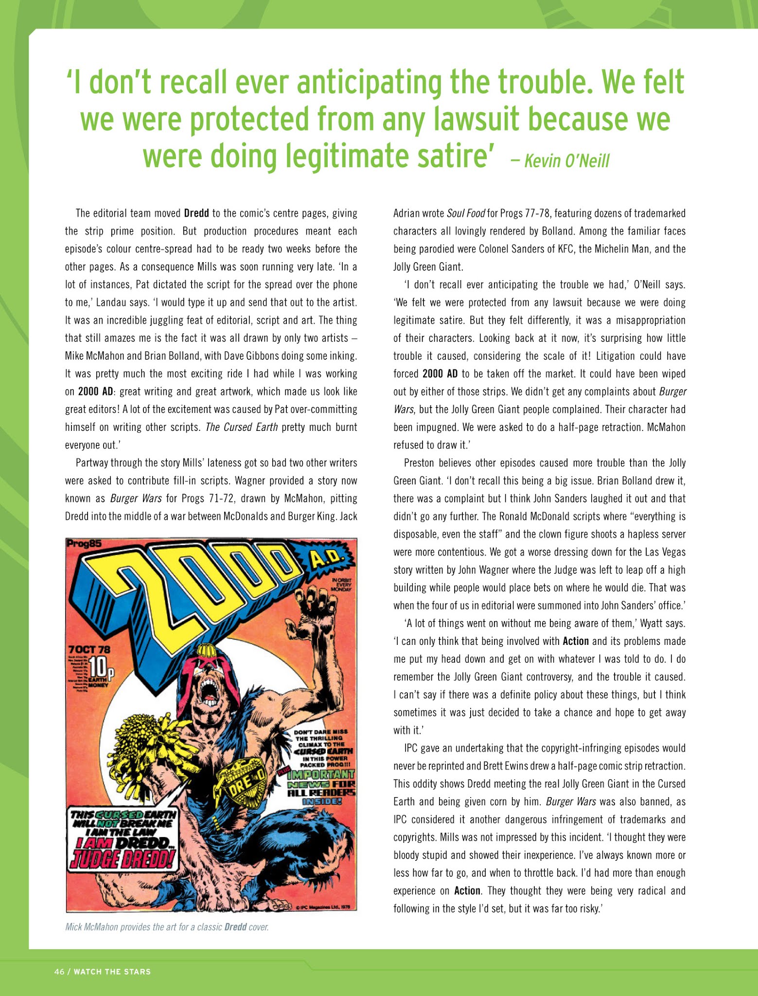 Read online Thrill-Power Overload: Forty Years of 2000 AD: Revised, Updated and Expanded! comic -  Issue # TPB (Part 1) - 47
