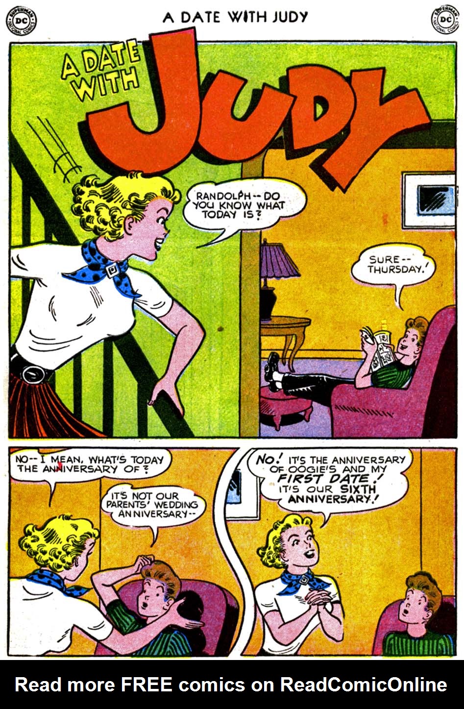 Read online A Date with Judy comic -  Issue #40 - 35