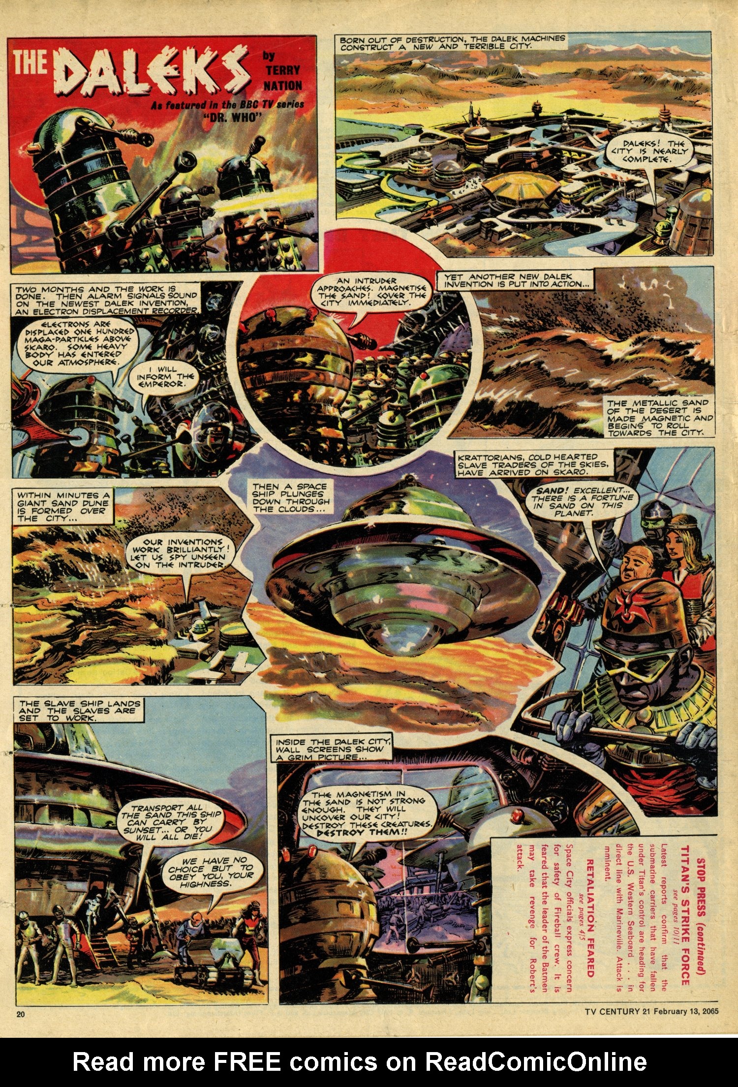 Read online TV Century 21 (TV 21) comic -  Issue #4 - 19