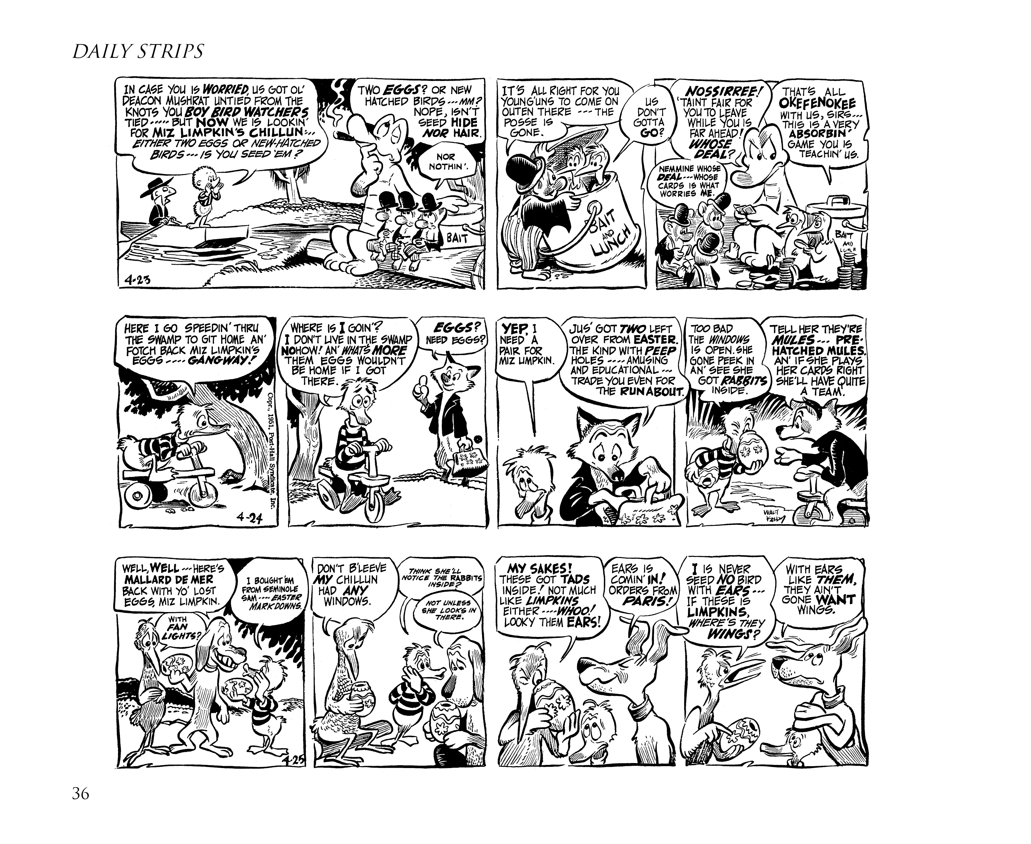 Read online Pogo by Walt Kelly: The Complete Syndicated Comic Strips comic -  Issue # TPB 2 (Part 1) - 54
