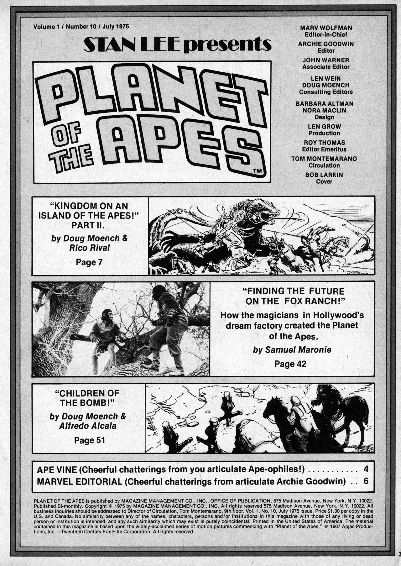 Read online Planet of the Apes comic -  Issue #10 - 3