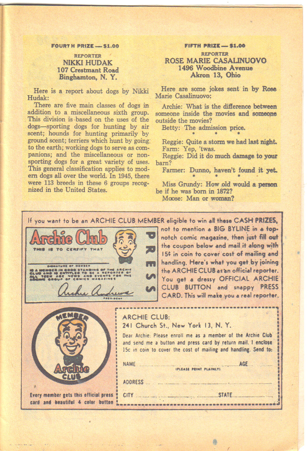 Read online Pep Comics comic -  Issue #153 - 27