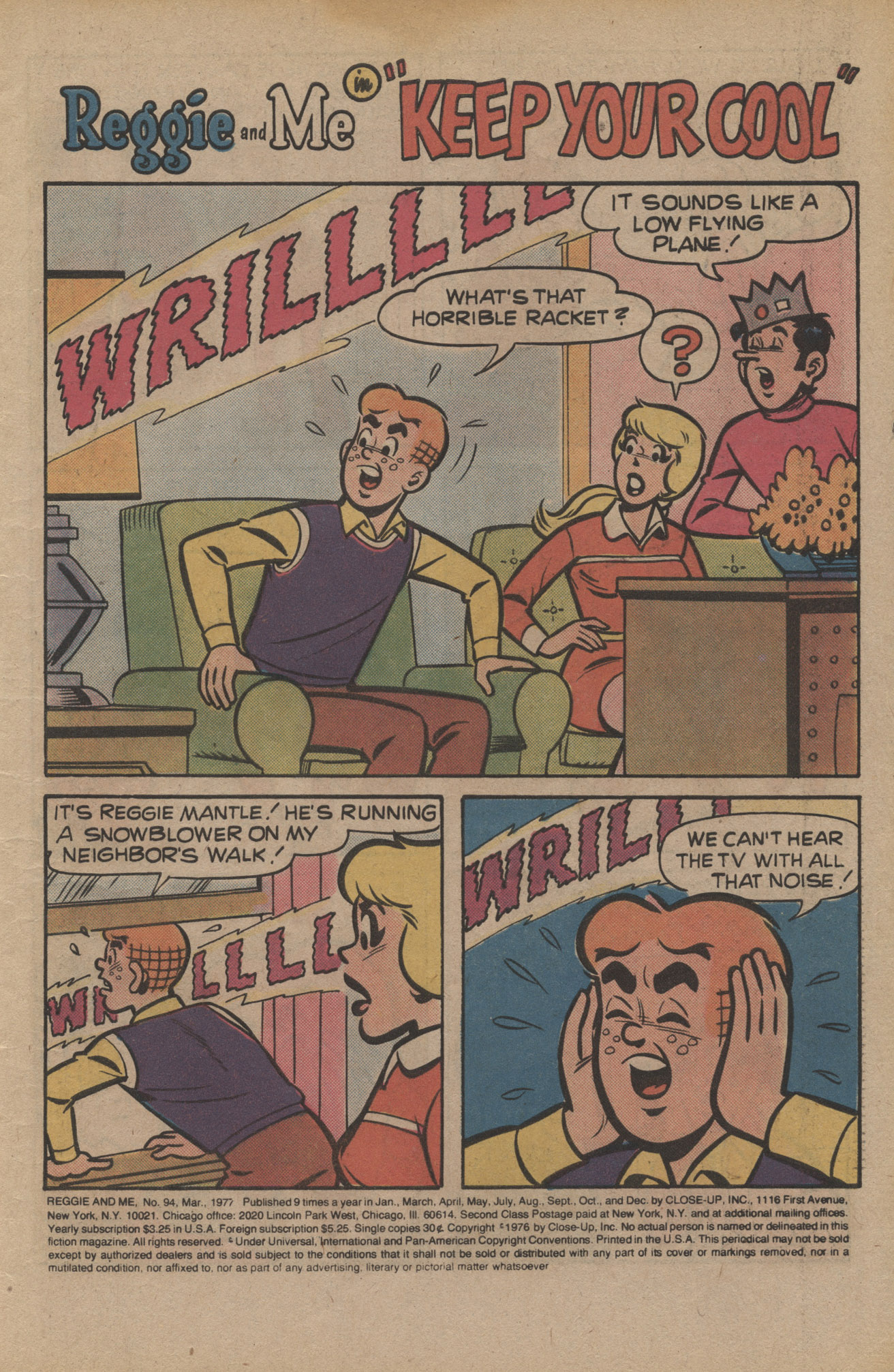 Read online Reggie and Me (1966) comic -  Issue #94 - 3