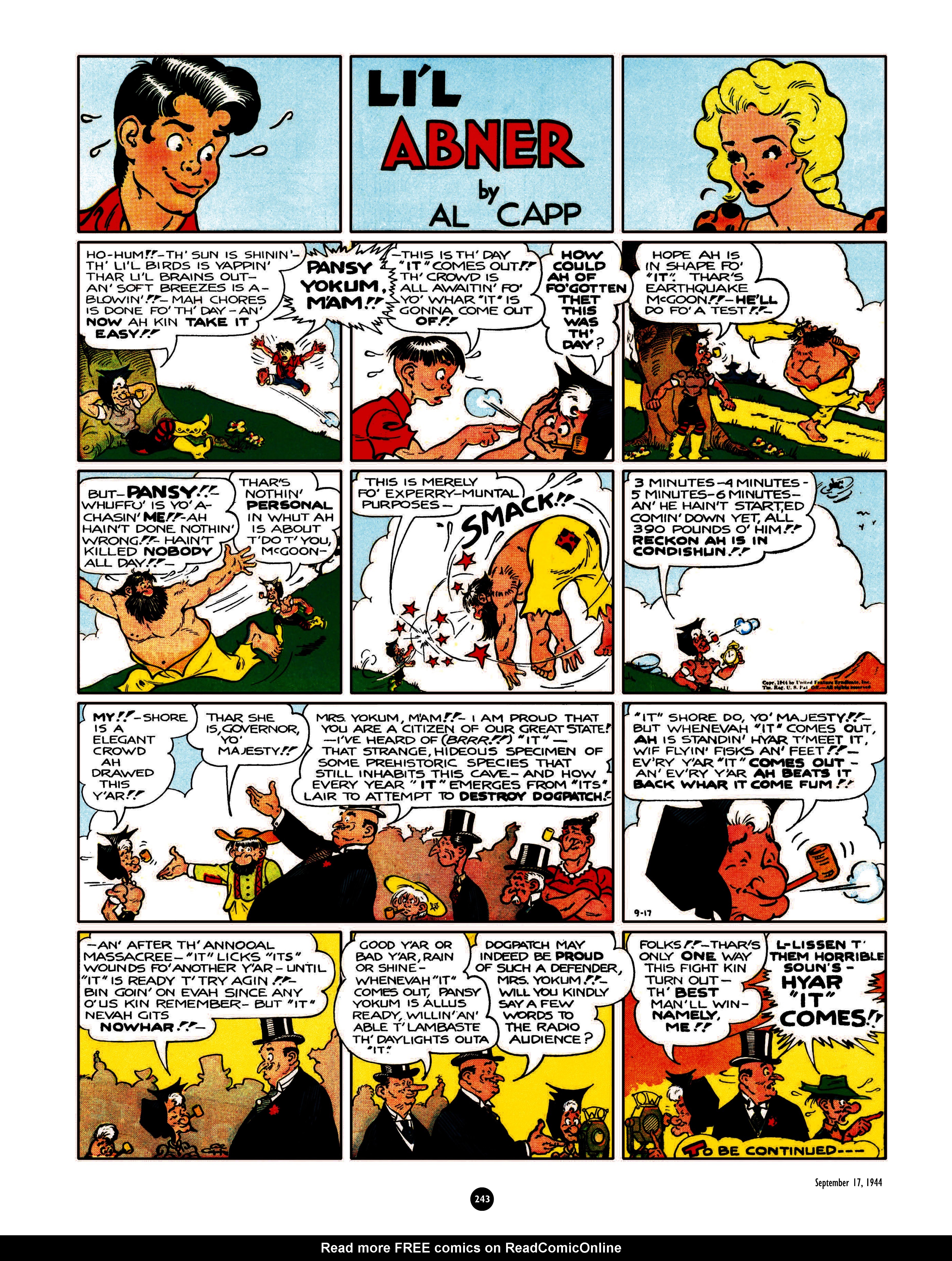 Read online Al Capp's Li'l Abner Complete Daily & Color Sunday Comics comic -  Issue # TPB 5 (Part 3) - 45