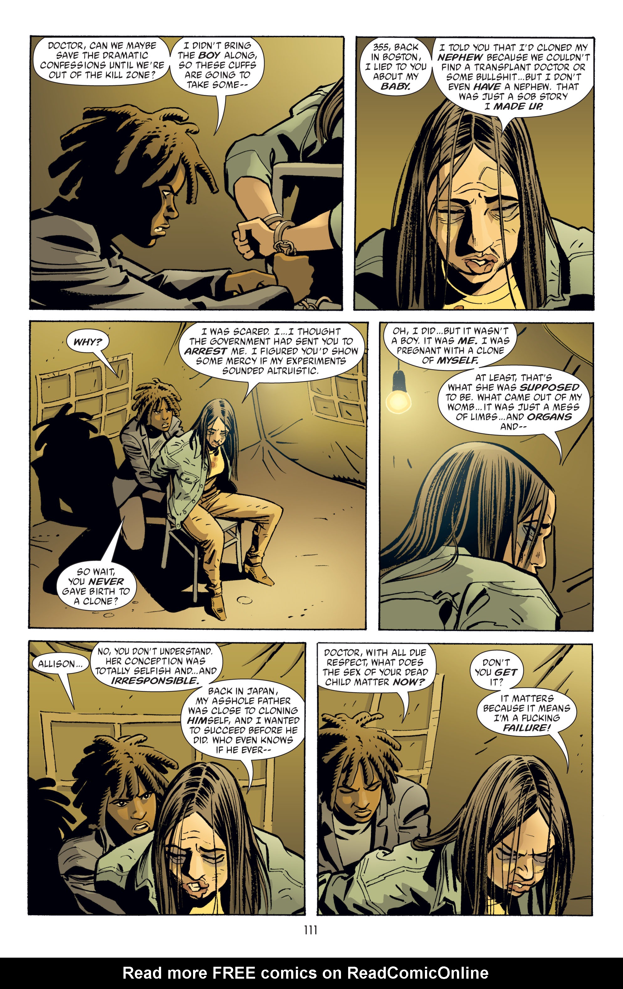 Read online Y: The Last Man (2002) comic -  Issue # _TPB 4 - 111
