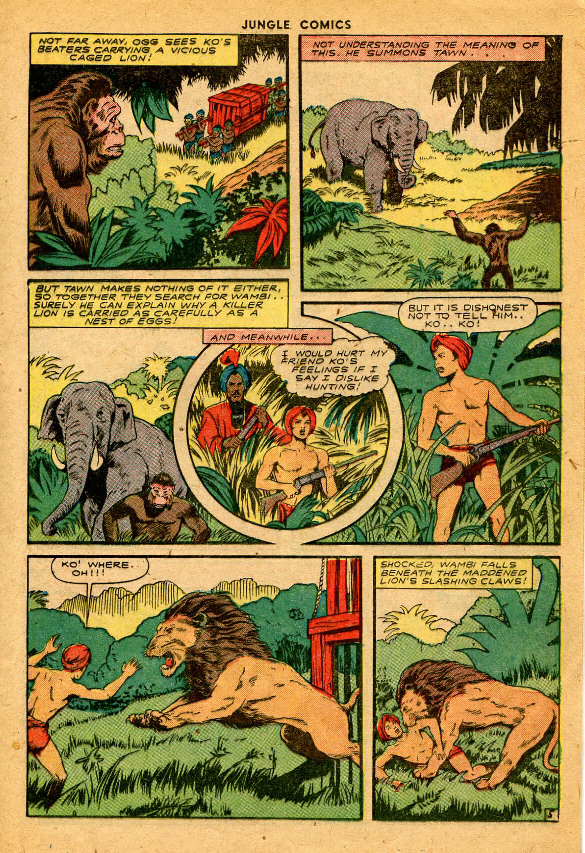 Read online Jungle Comics comic -  Issue #63 - 20