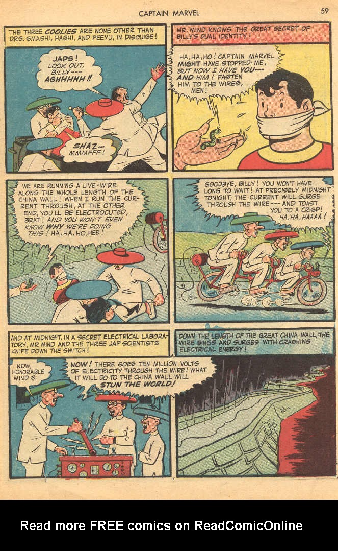 Read online Captain Marvel Adventures comic -  Issue #29 - 59