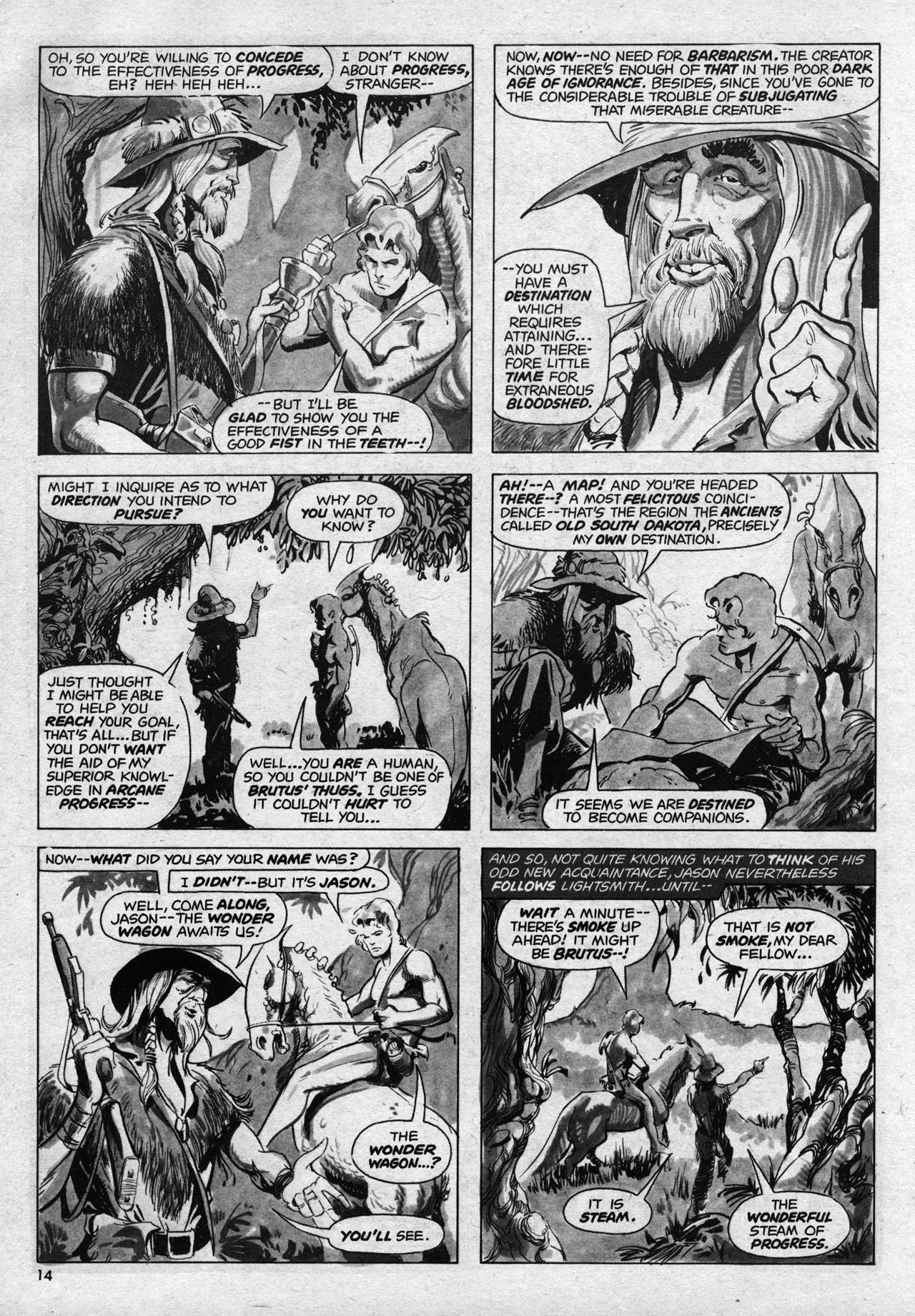 Read online Planet of the Apes comic -  Issue #13 - 14