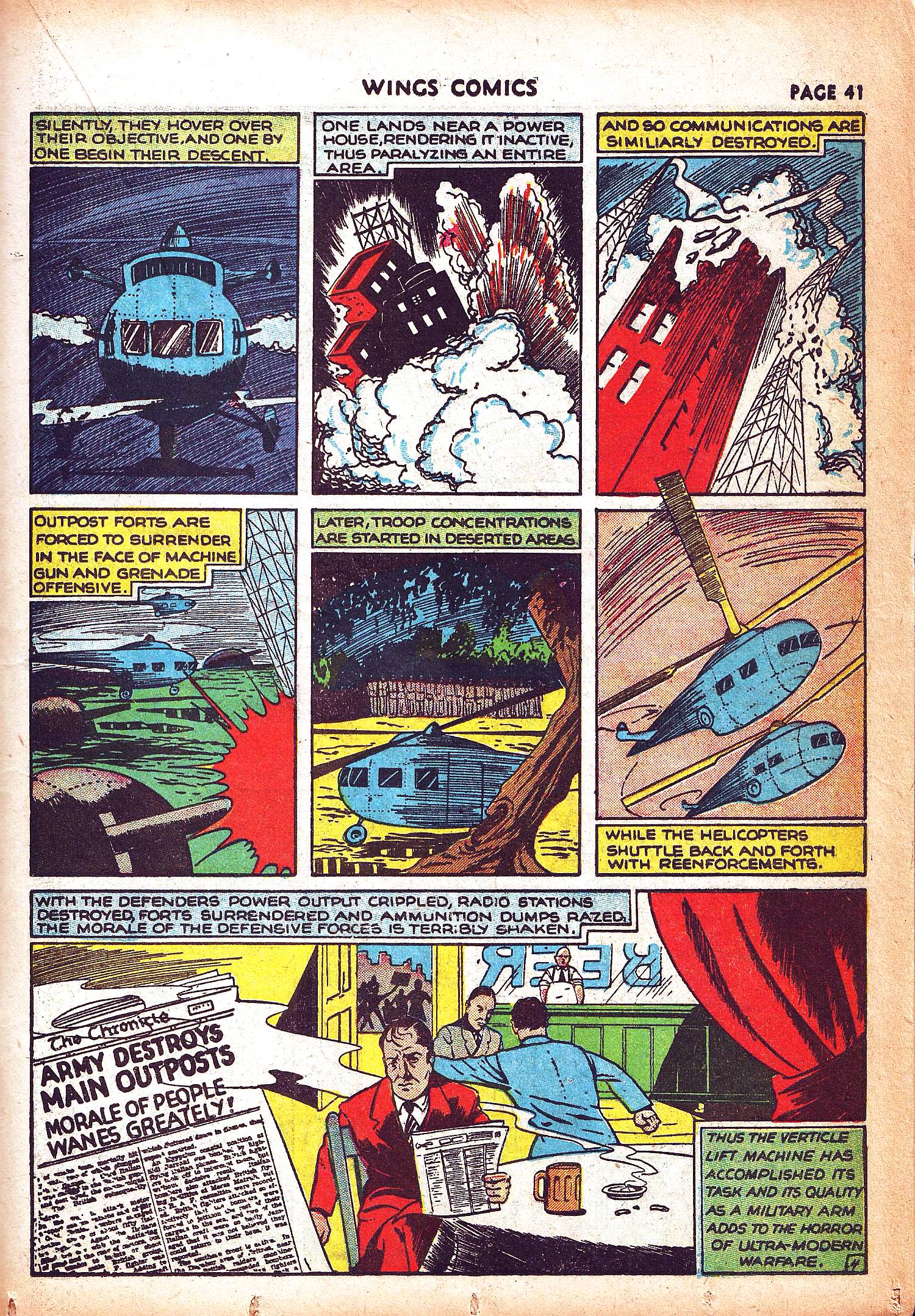 Read online Wings Comics comic -  Issue #3 - 43