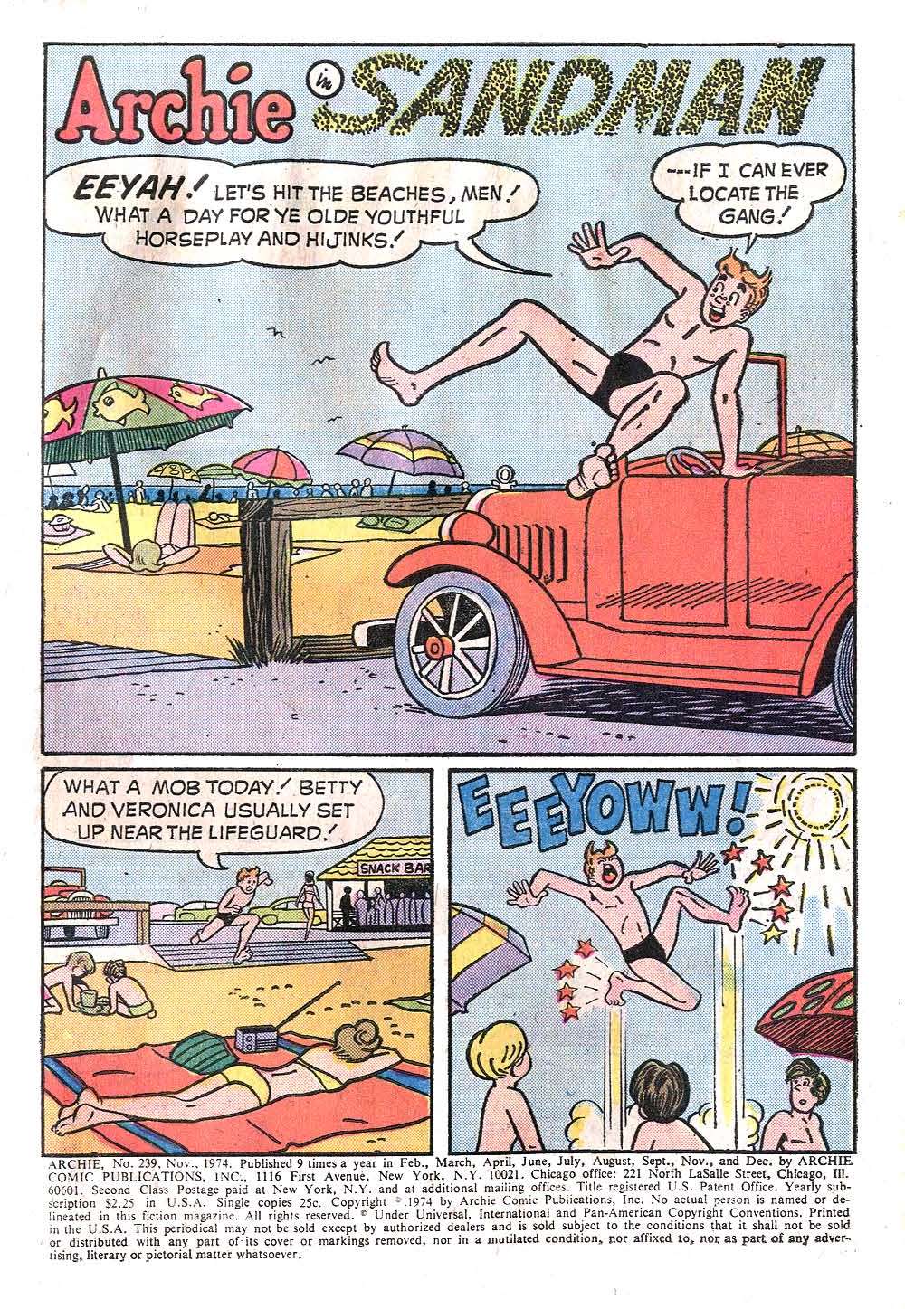 Read online Archie (1960) comic -  Issue #239 - 3