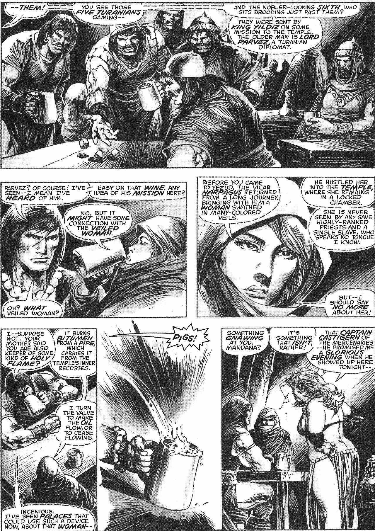 Read online The Savage Sword Of Conan comic -  Issue #208 - 32