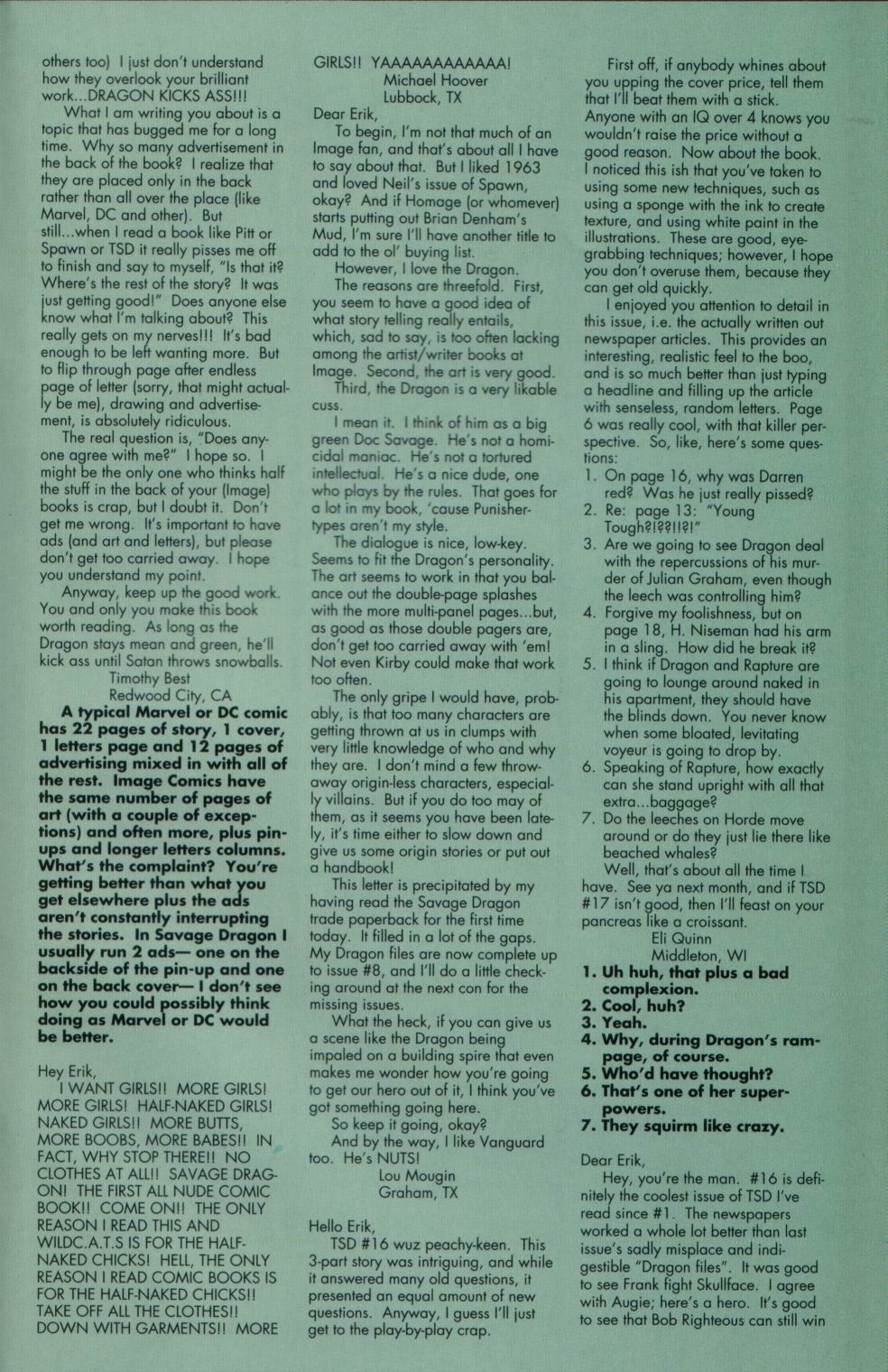 Read online The Savage Dragon (1993) comic -  Issue #17 - 30