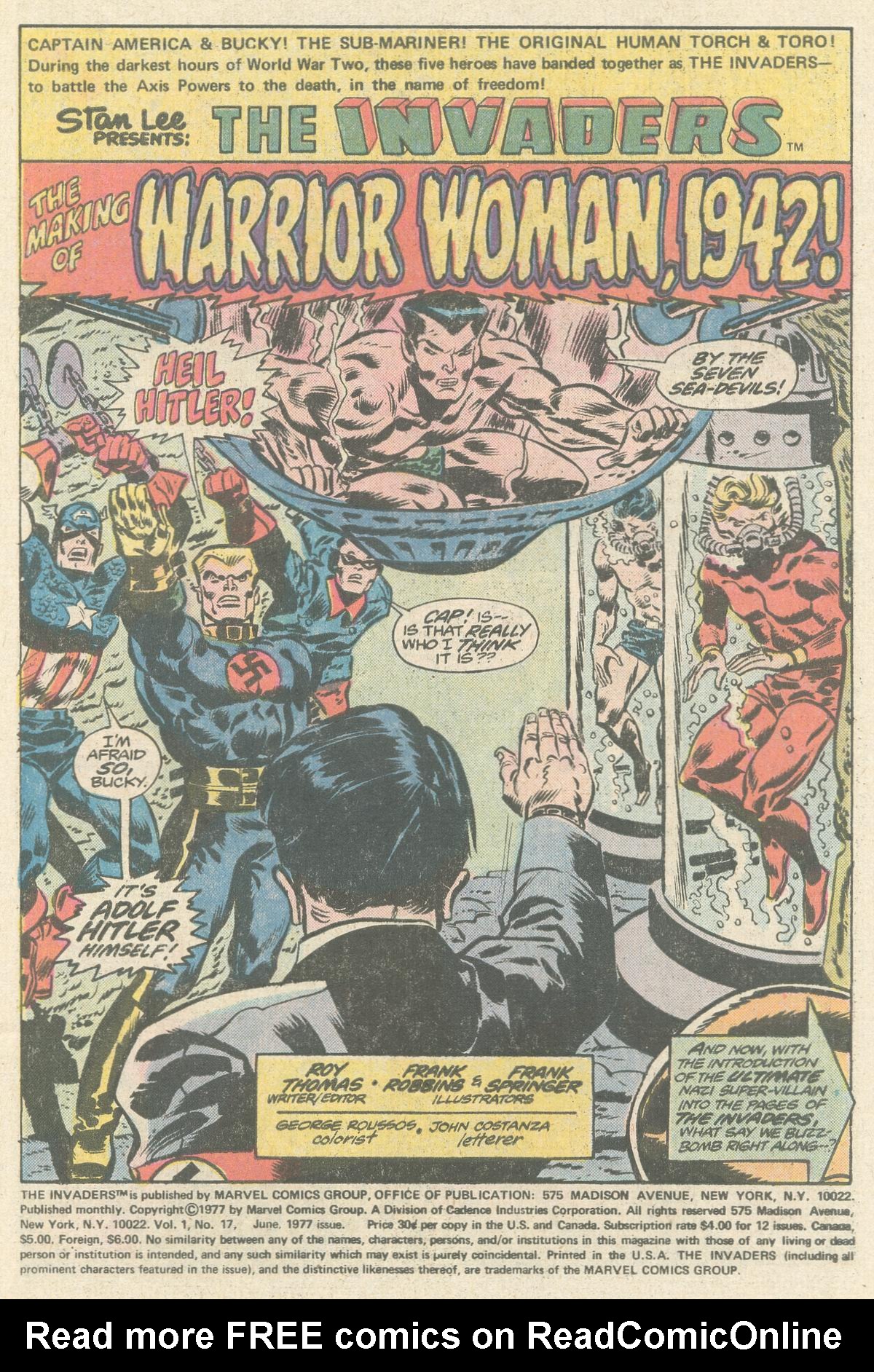 Read online The Invaders (1975) comic -  Issue #17 - 2