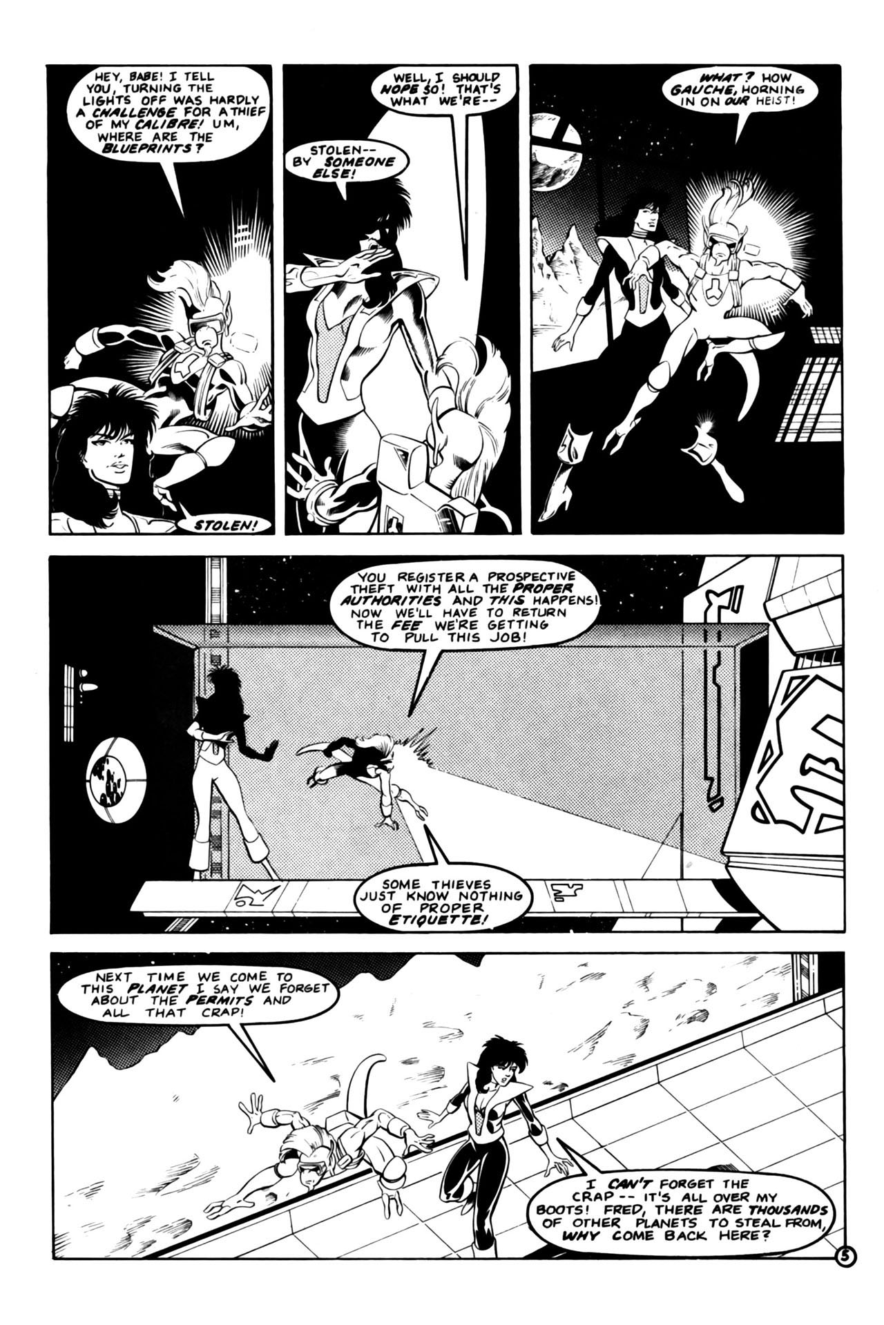Read online Aristocratic Xtraterrestrial Time-Traveling Thieves comic -  Issue #8 - 7