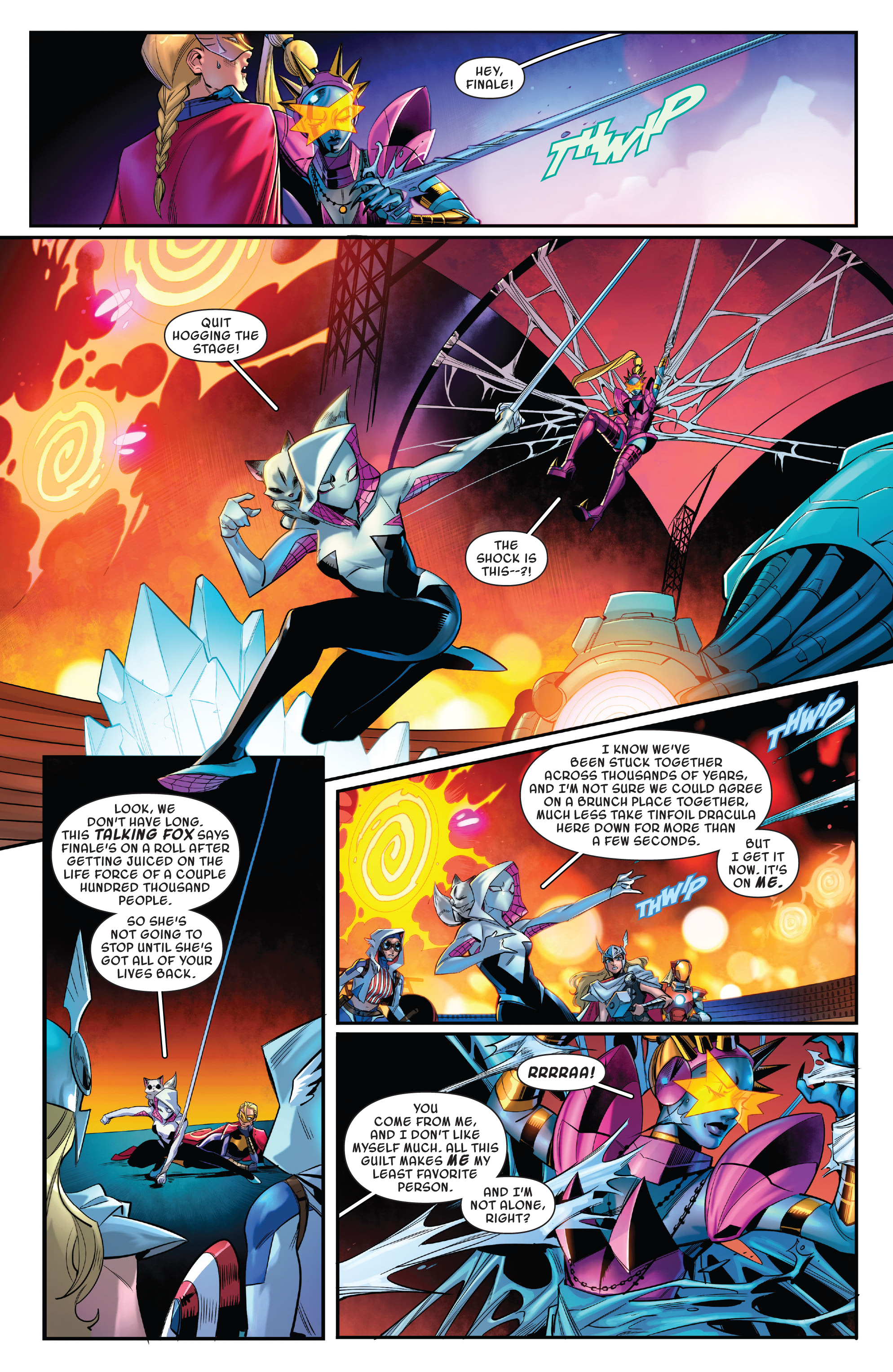 Read online Spider-Gwen: Gwenverse comic -  Issue #5 - 8