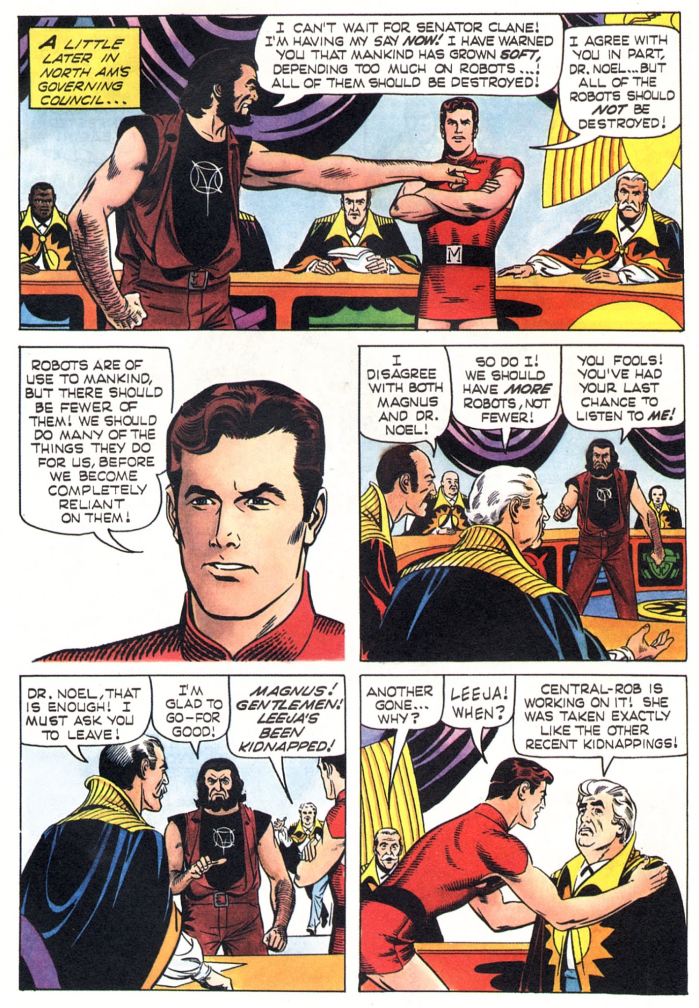 Read online Vintage Magnus, Robot Fighter comic -  Issue #3 - 4