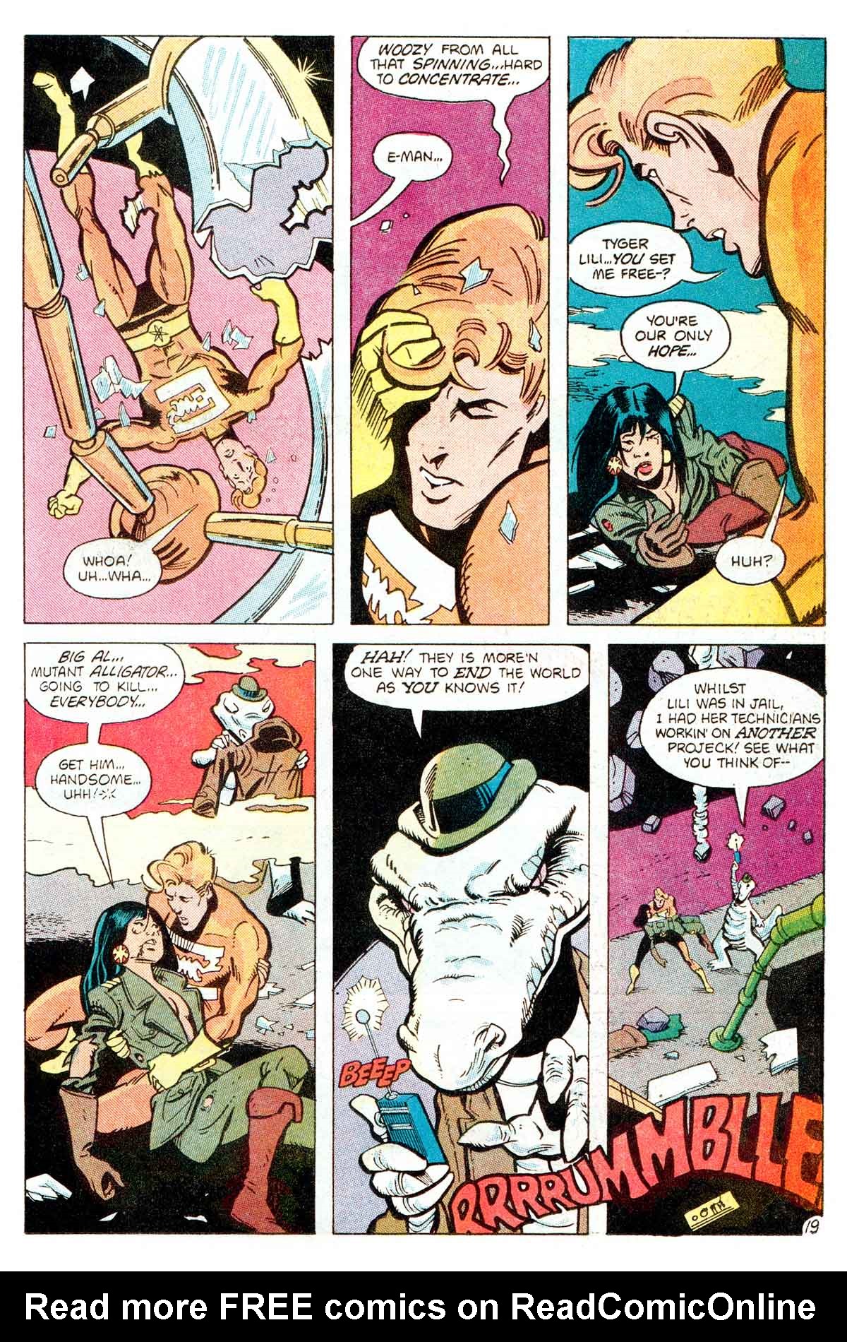 Read online E-Man (1983) comic -  Issue #12 - 22